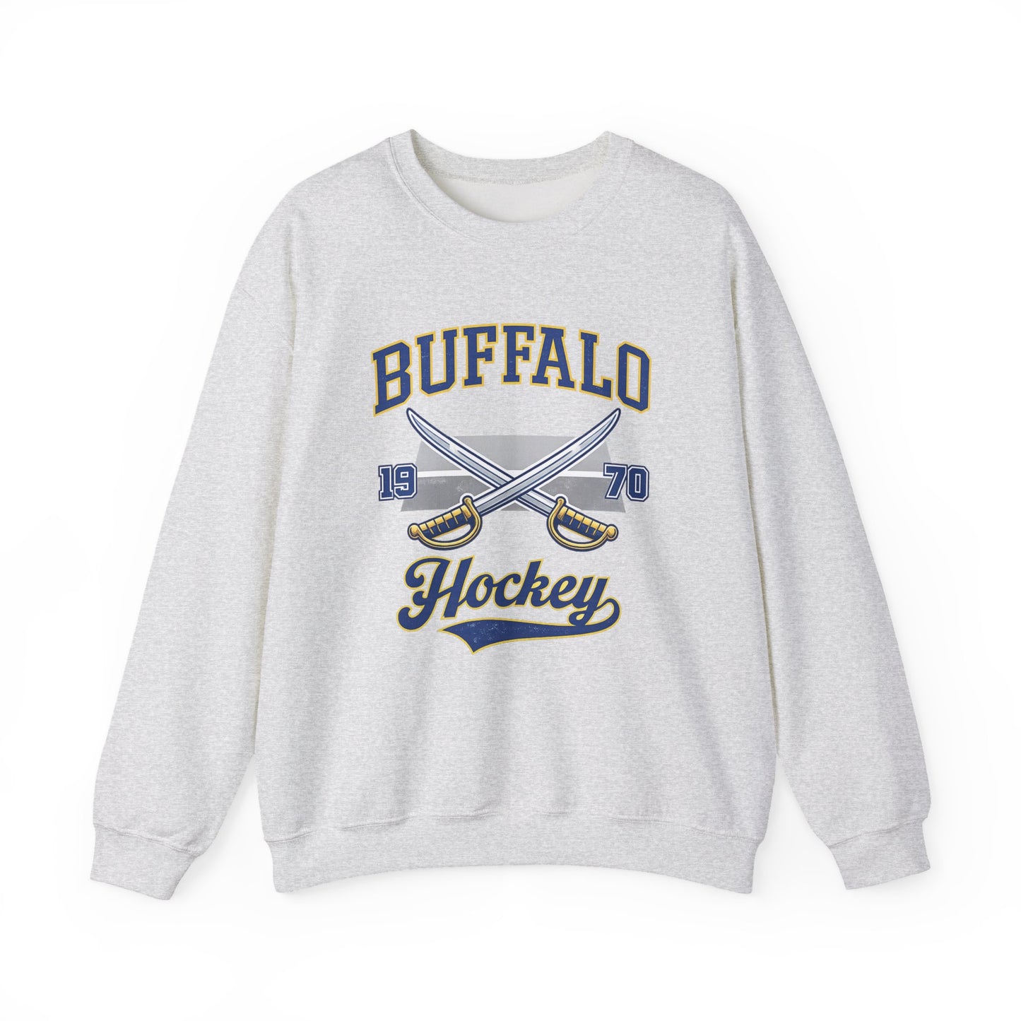 Buffalo Hockey Sweatshirt – Vintage 1970 Crewneck 716 Hockey Apparel | Teesrus716