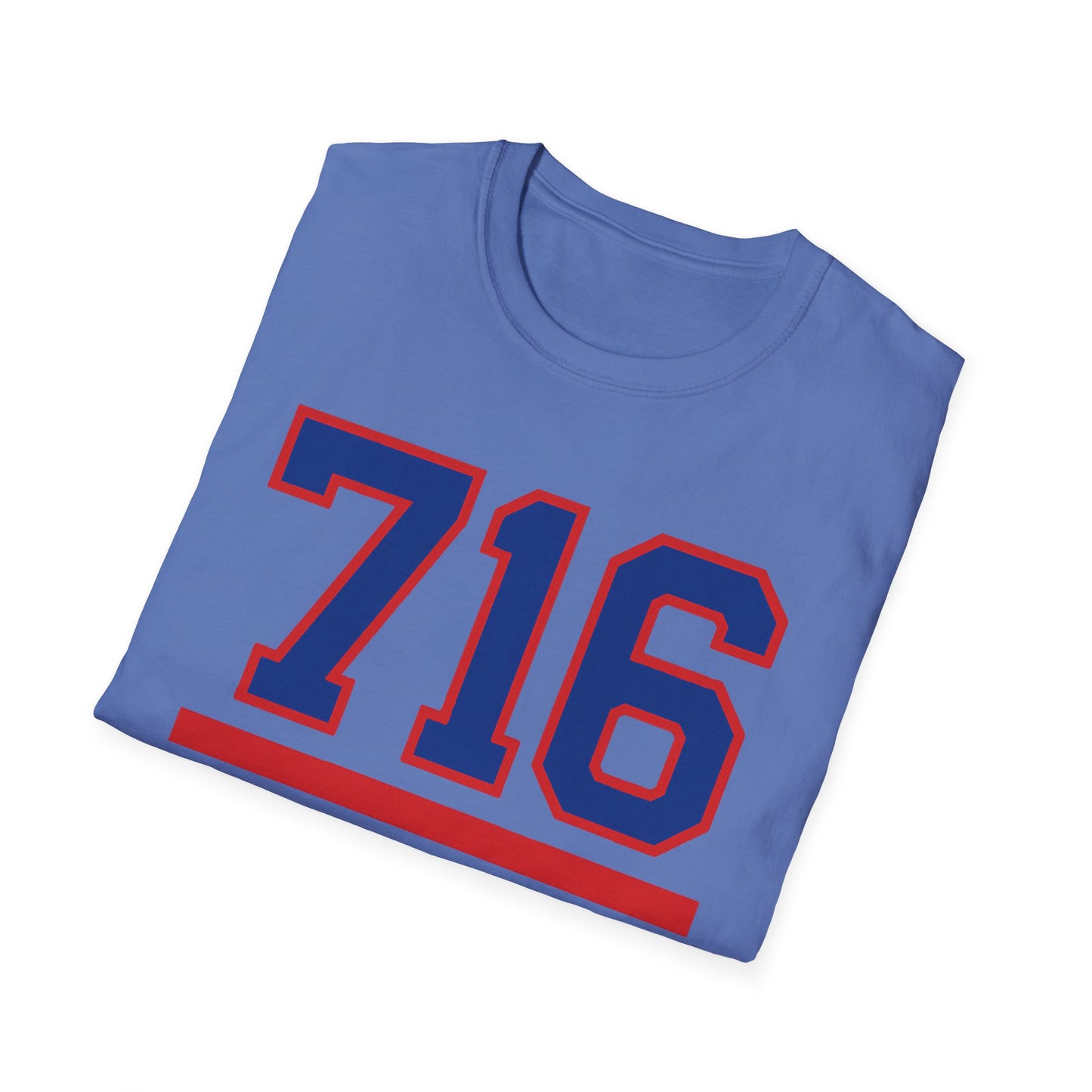 716 Buffalo T-Shirt – Retro Area Code Athletic Graphic Tee | Teesrus716