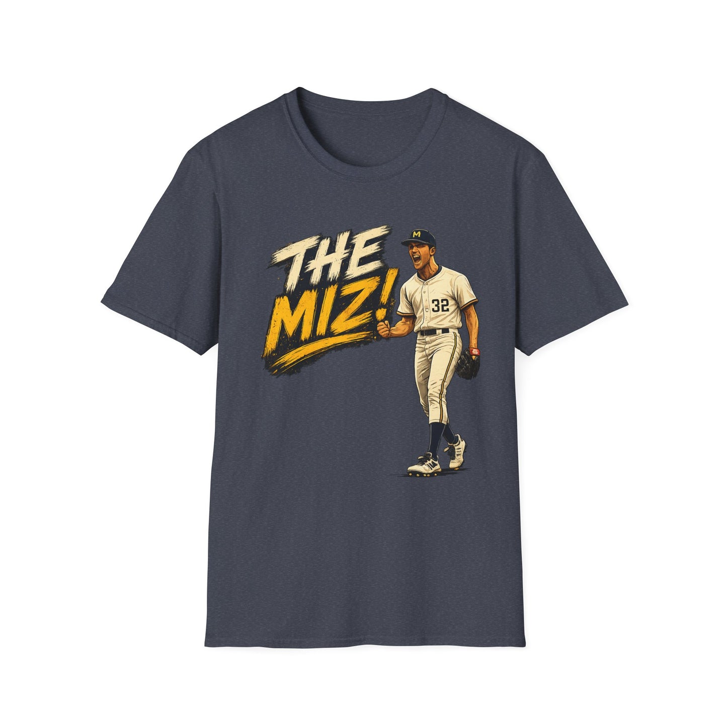 The Miz Milwaukee Baseball T-Shirt – Retro Brew City Player Graphic Tee | Teesrus716