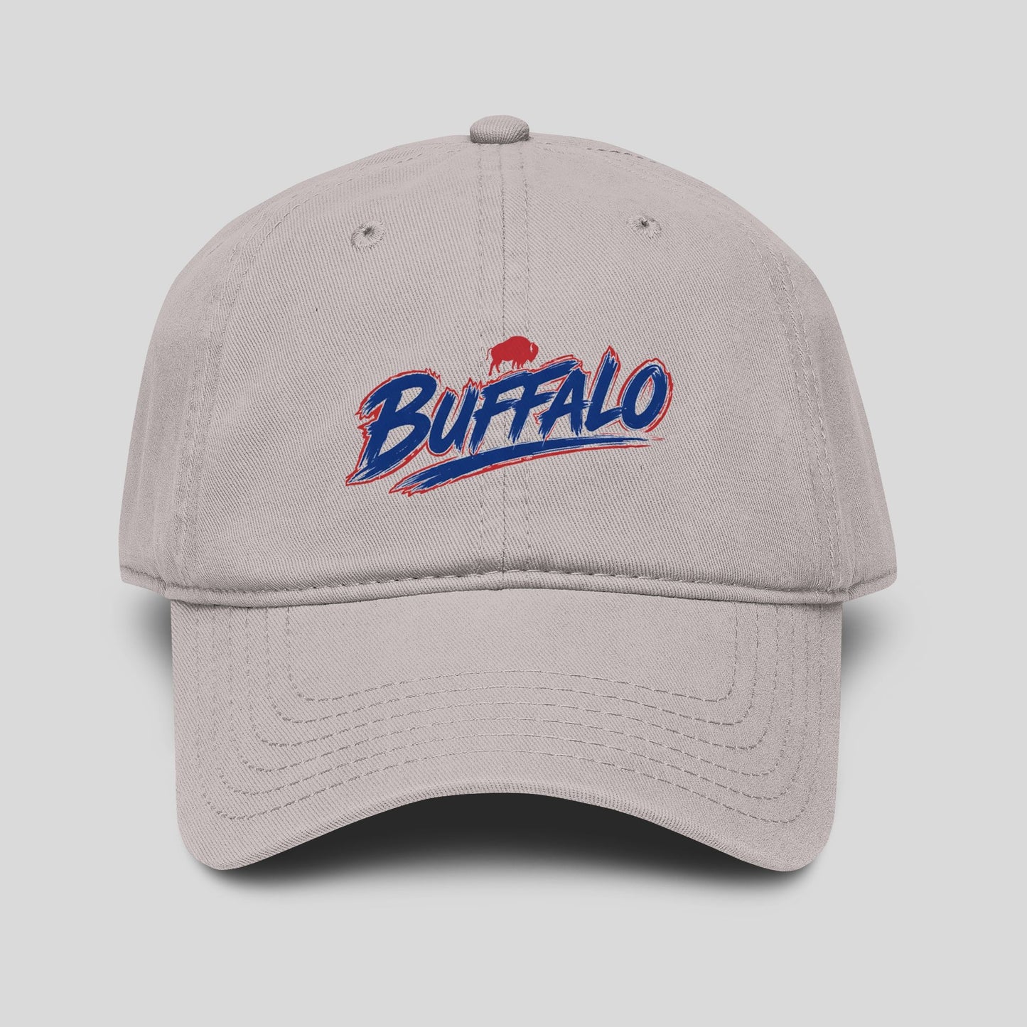 Buffalo Script Washed Baseball Cap