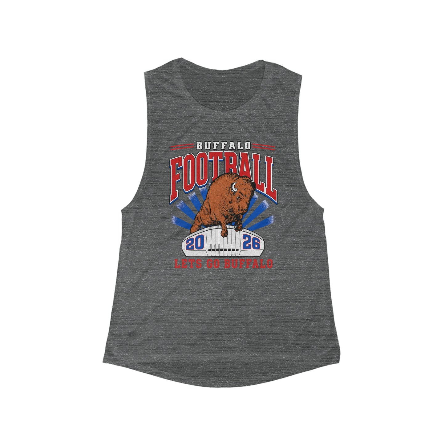 Buffalo Football Tank Top | Women's Buffalo Football Apparel | Vintage Buffalo Tank