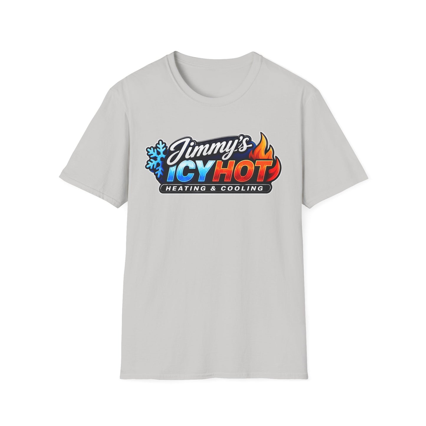 Jimmy's Icy Hot Heating & Cooling Logo T-Shirt