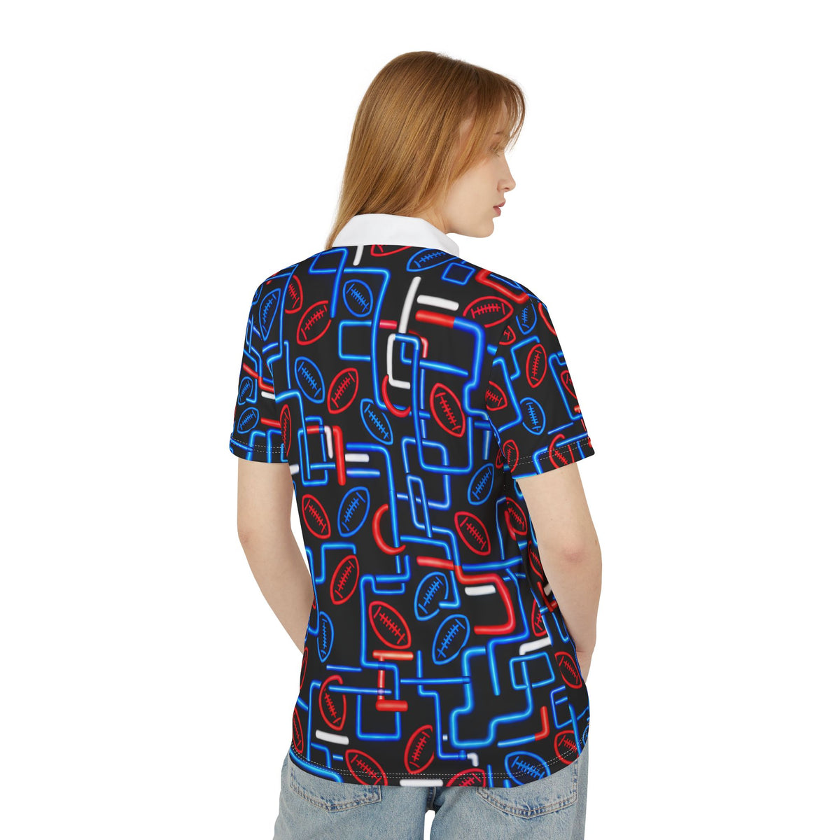 Buffalo Football Dan Flashes Inspired Polo – The Pattern Is INSANE!