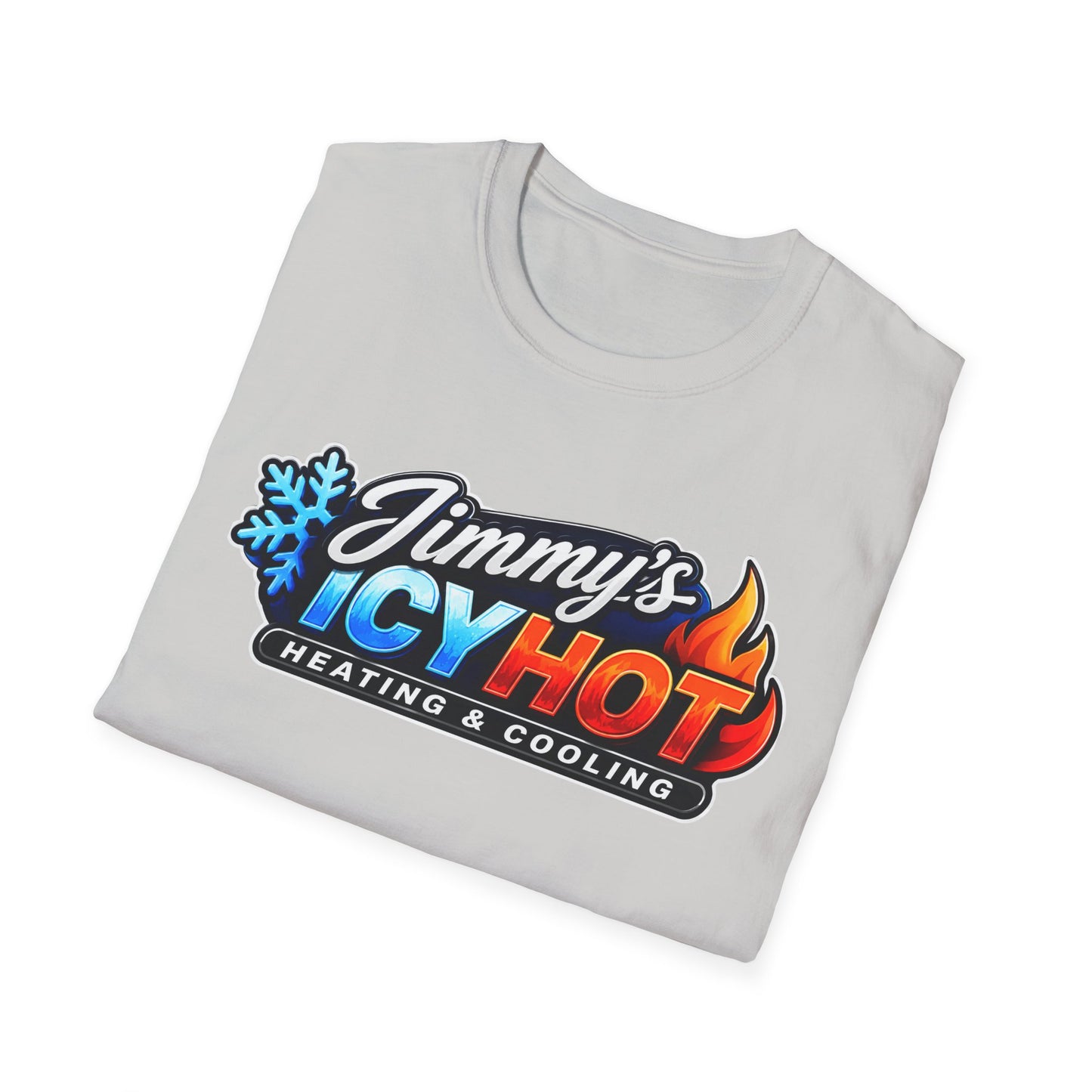 Jimmy's Icy Hot Heating & Cooling Logo T-Shirt