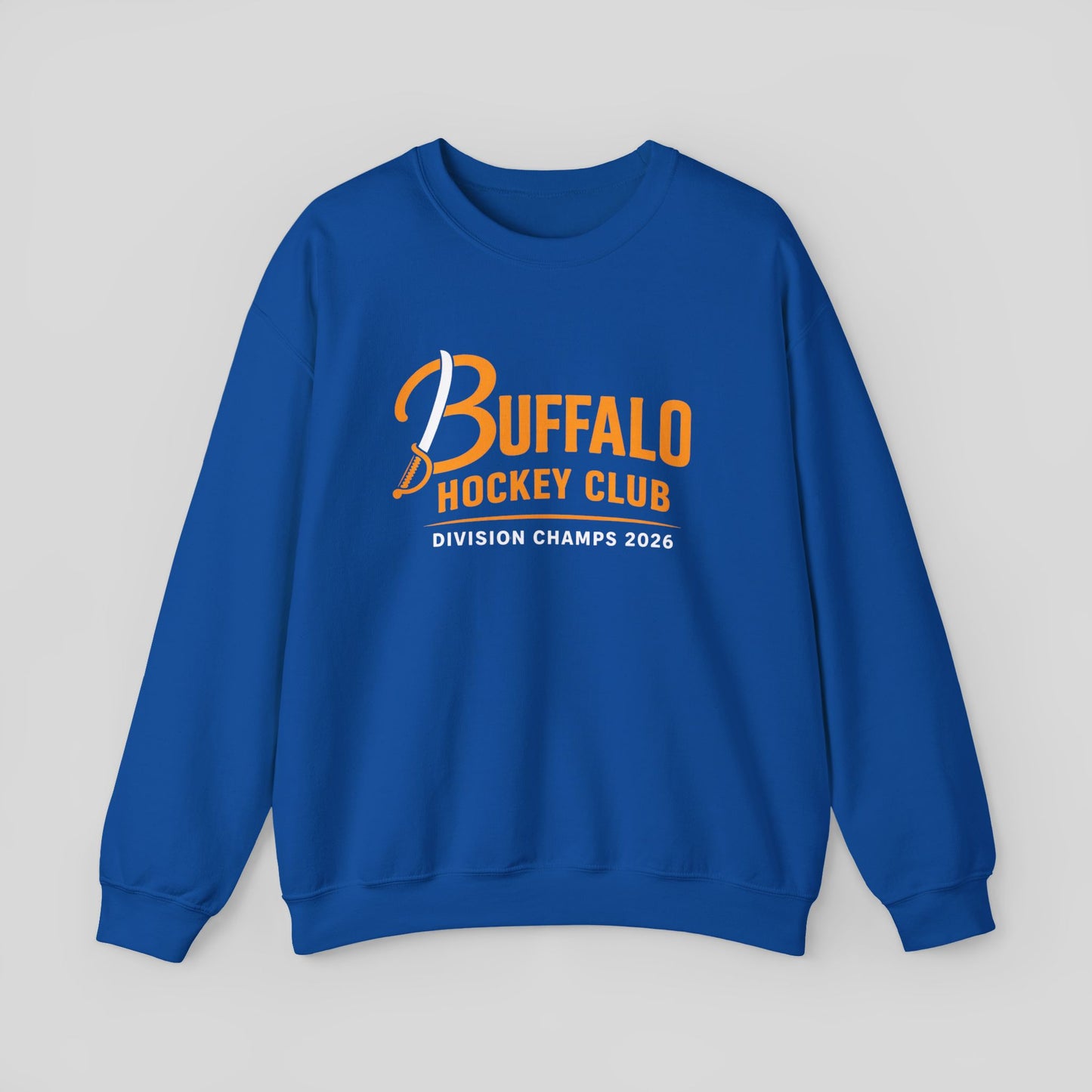 Buffalo NY Hockey Sweatshirt – Division Champs 2026 716 Crewneck | Teesrus716
