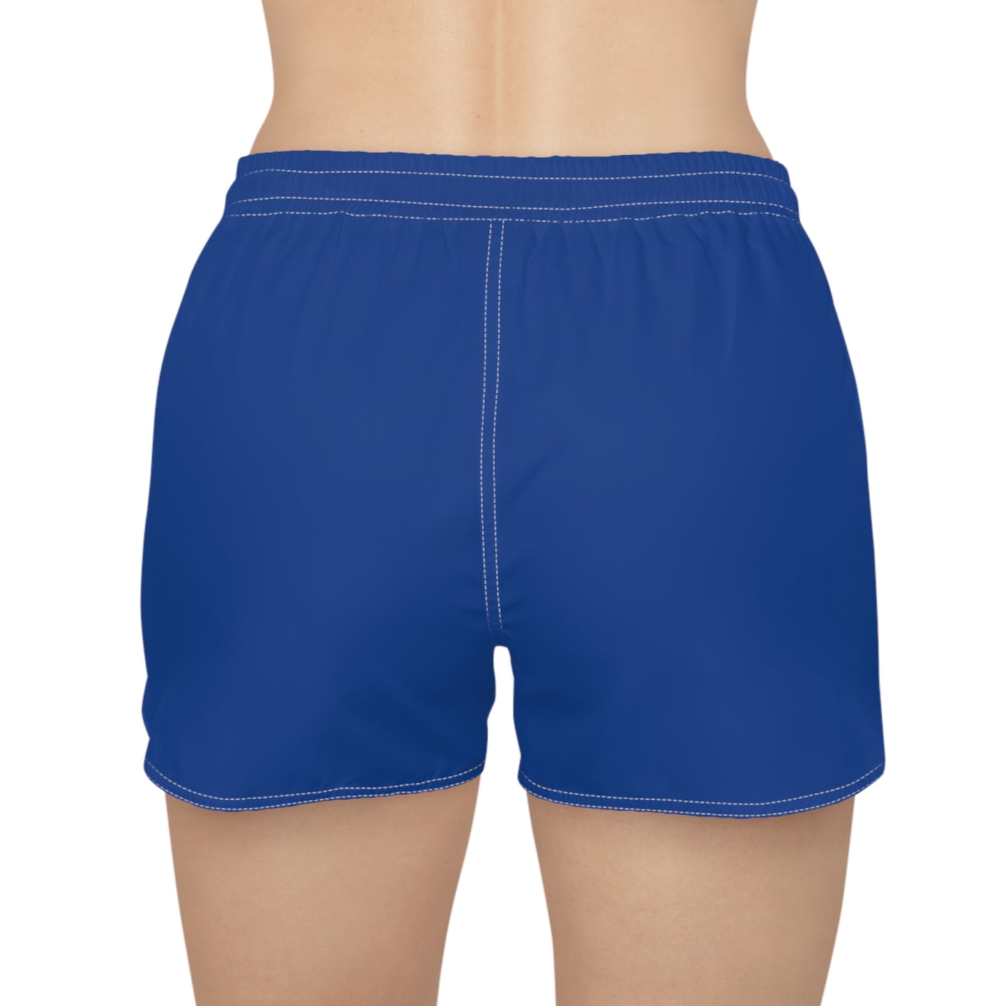BUF Monogram Women's Casual Shorts – Blue Athletic Lounge Shorts