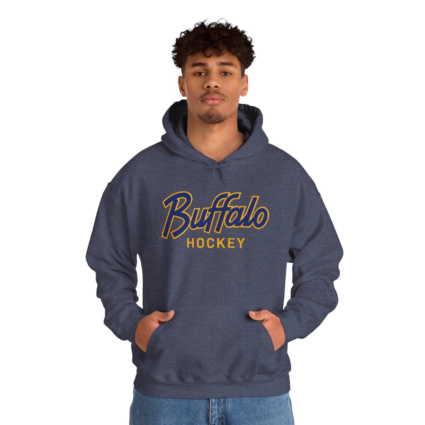 Buffalo Hockey Hoodie | Vintage Buffalo Hockey Sweatshirt | Buffalo Hockey Apparel | Buffalo NY Hoodie