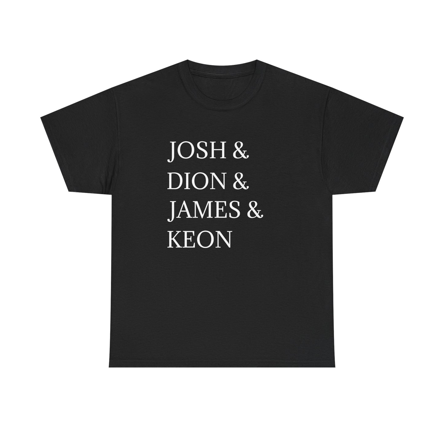 Unisex Heavy Cotton Tee with Personalized Names - Custom Family Shirt, Gift for Friends, Unique Birthday Tee, Casual Wear, Trendy [...]