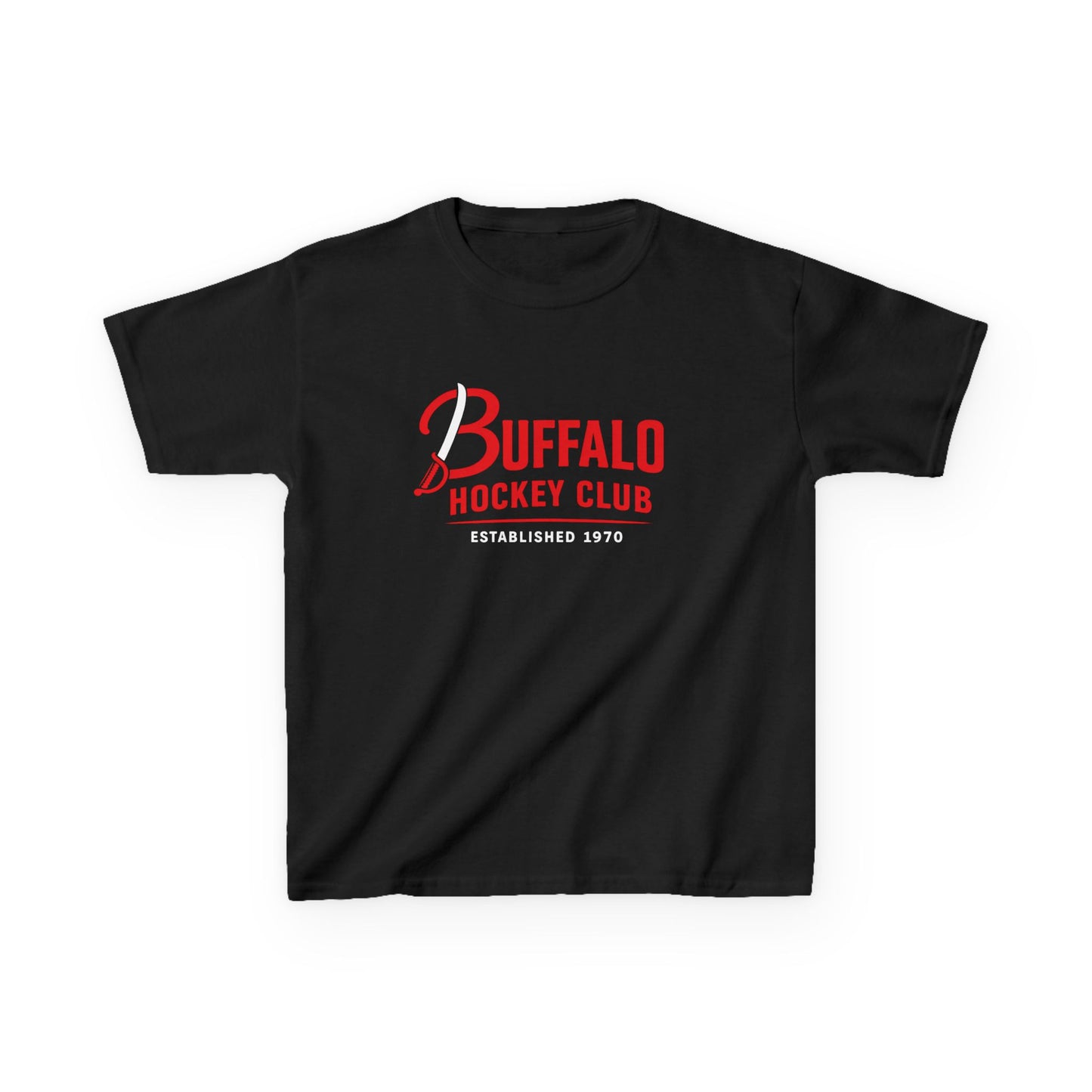 Buffalo Hockey Club Kids T‑Shirt — Youth Ice Hockey Fan Tee