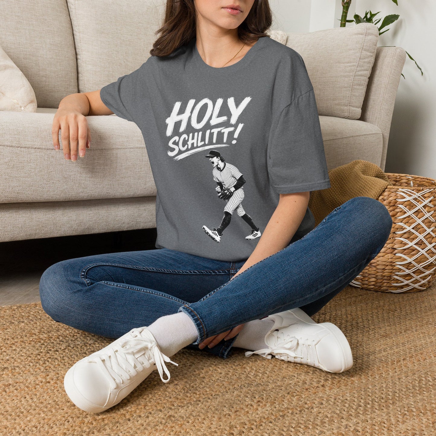 Holy Schlitt! New York Baseball T-Shirt – Retro NYC Pitcher Graphic Tee | Teesrus716