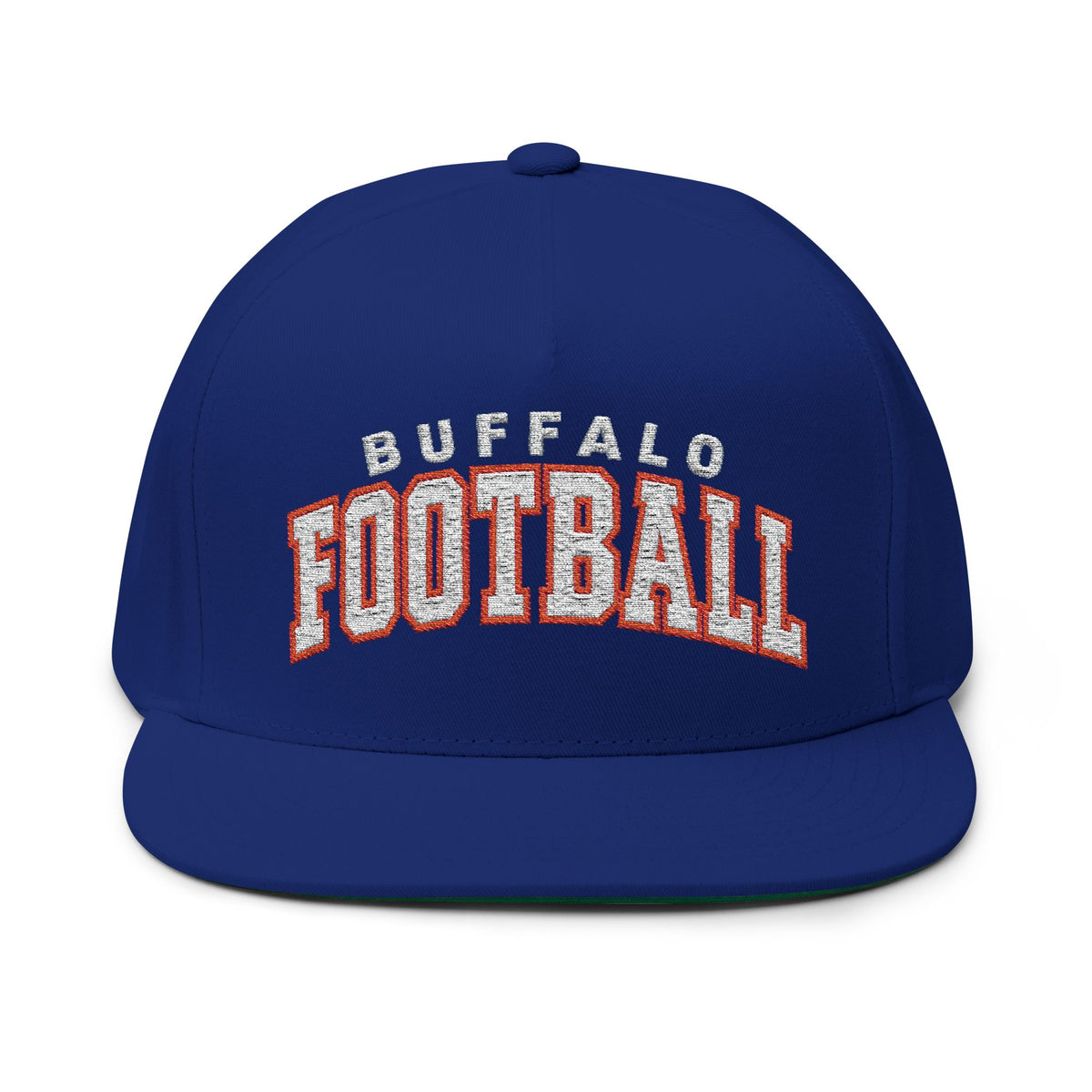 Buffalo Football Snapback Hat – Royal Blue & Red Embroidered Cap