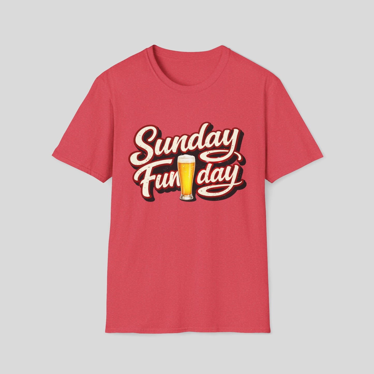 Sunday Funday T-Shirt – Retro Beer Graphic Tee for Brunch & Weekend Fun