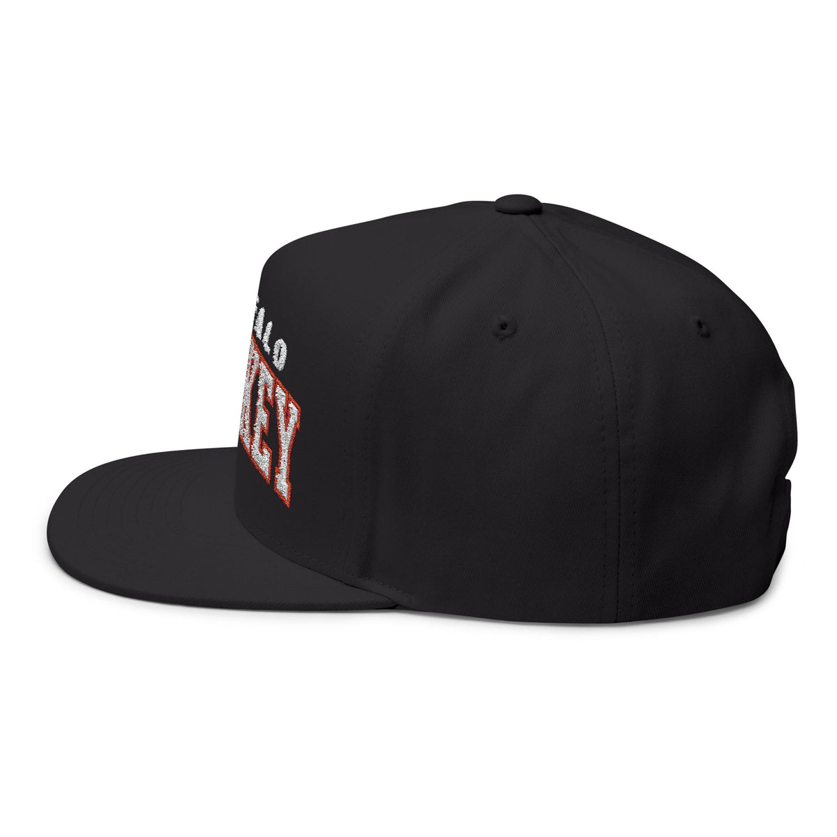 Buffalo Hockey Hat – Red, Black & White Embroidered Snapback