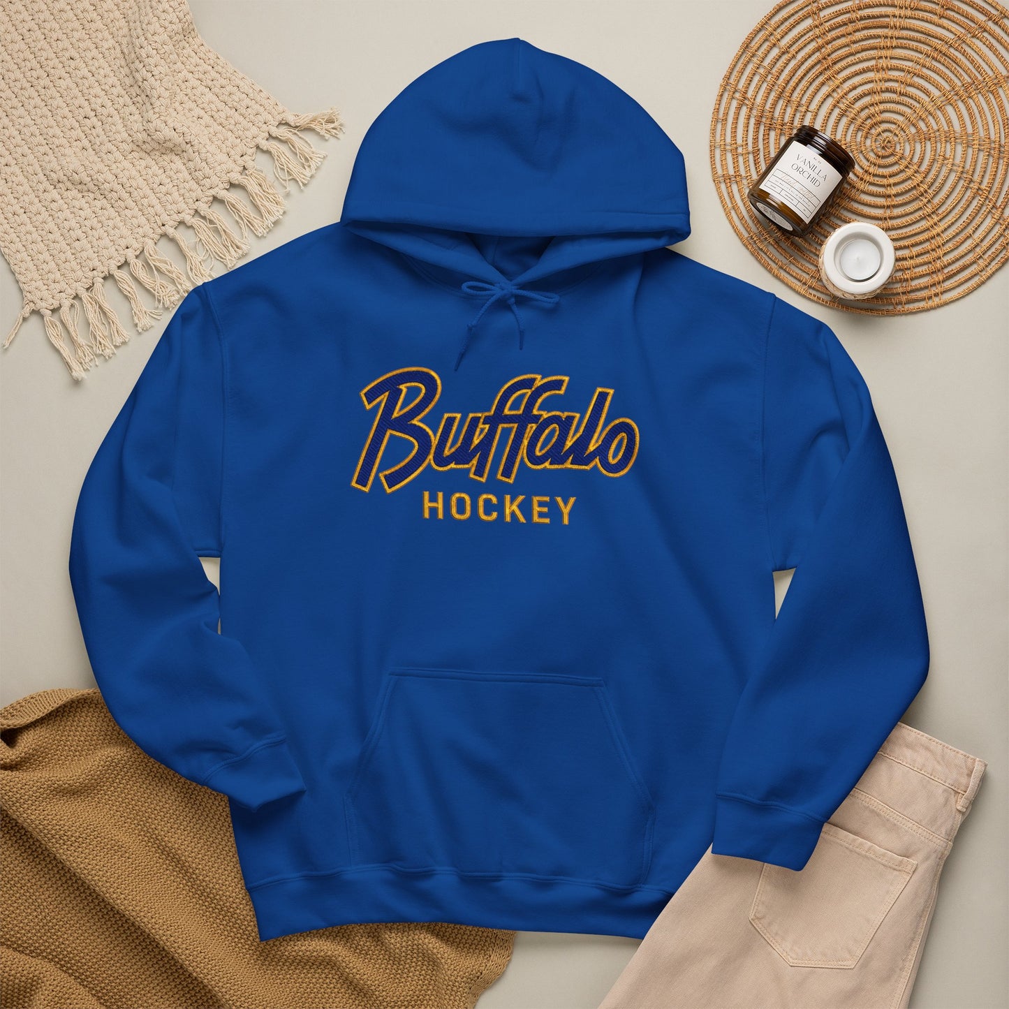 Buffalo Hockey Hoodie | Vintage Buffalo Hockey Sweatshirt | Buffalo Hockey Apparel | Buffalo NY Hoodie