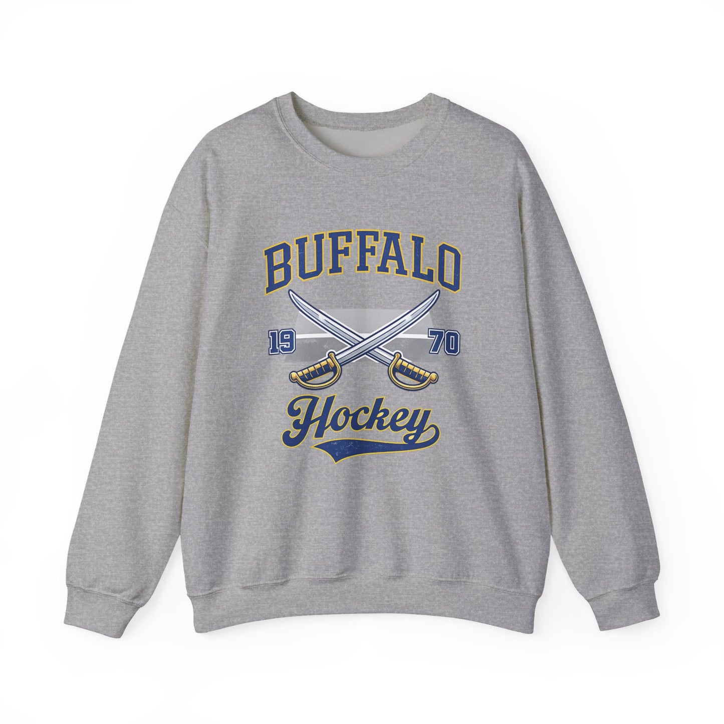 Buffalo Hockey Sweatshirt – Vintage 1970 Crewneck 716 Hockey Apparel | Teesrus716