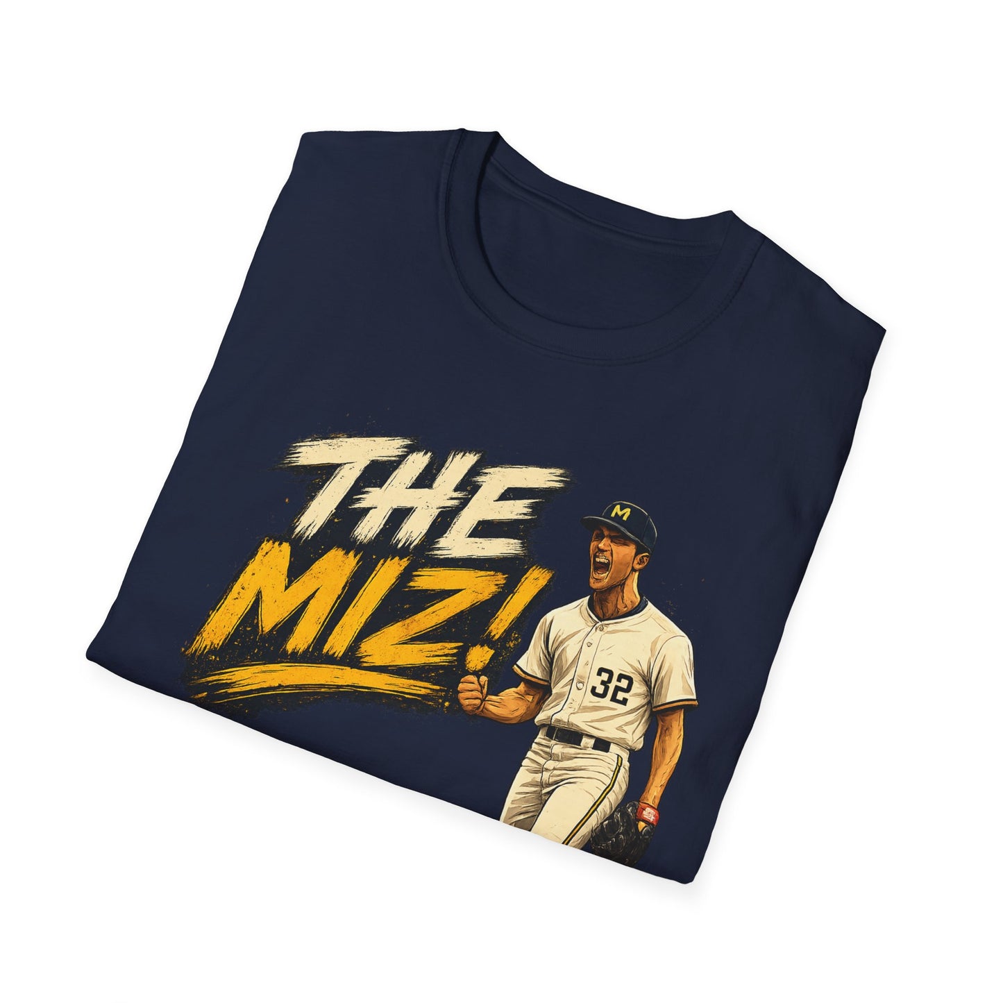 The Miz Milwaukee Baseball T-Shirt – Retro Brew City Player Graphic Tee | Teesrus716