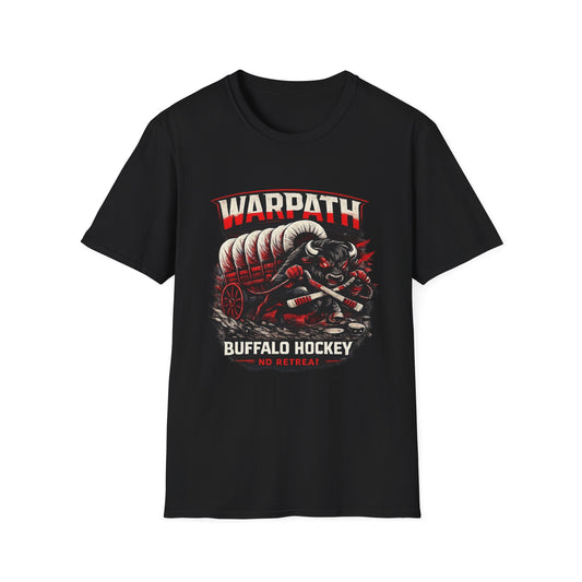 Buffalo Hockey Warpath Tee — Black & Red Fan T-Shirt