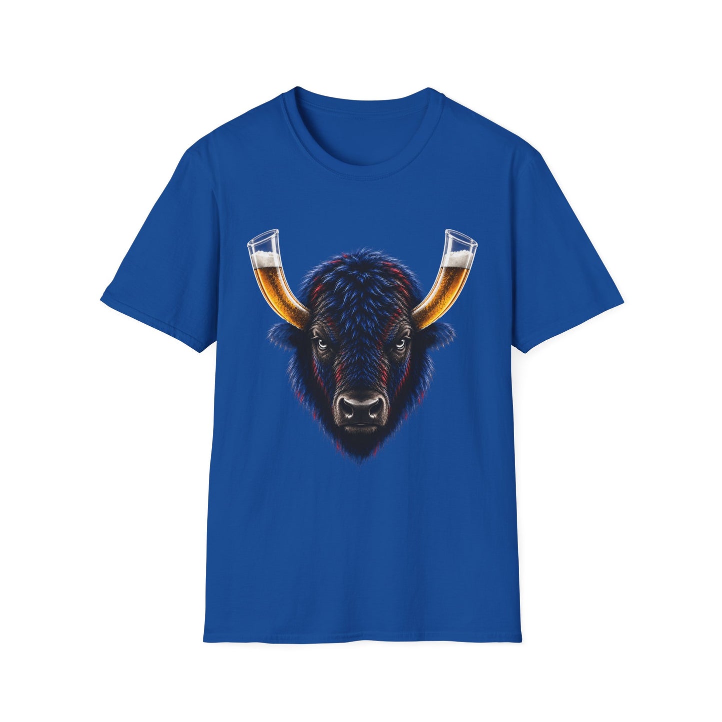 Buffalo Beer Horn T-Shirt – Buffalo Football Tailgate Shirt | 716 Game Day Apparel