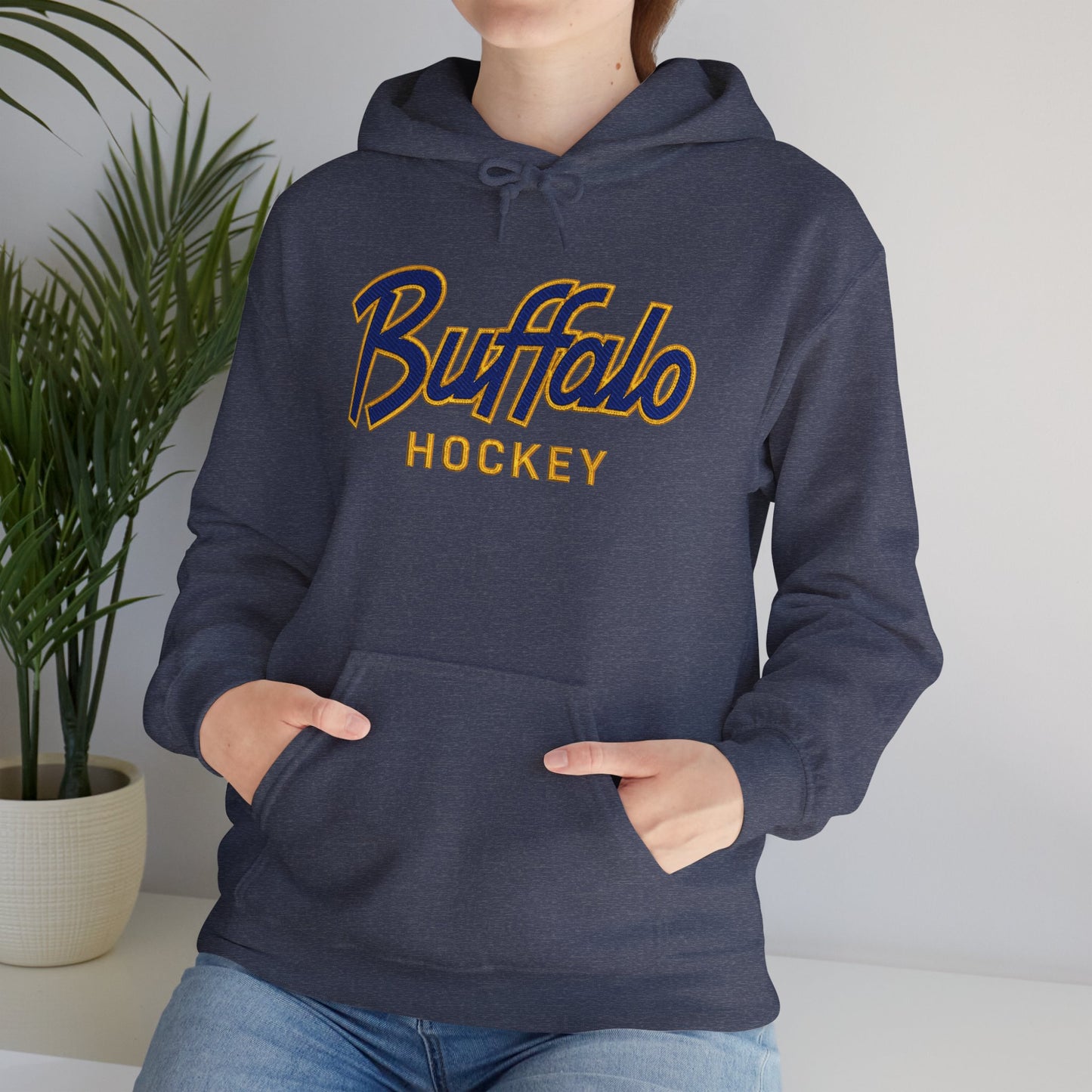 Buffalo Hockey Hoodie | Vintage Buffalo Hockey Sweatshirt | Buffalo Hockey Apparel | Buffalo NY Hoodie