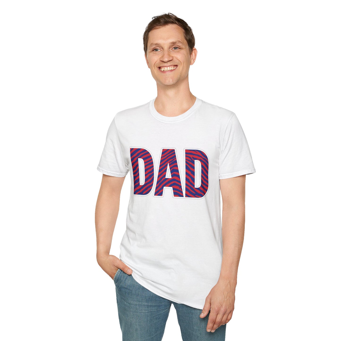 Dad T-Shirt – Patriotic Red, White & Blue Father’s Day Graphic Tee | Teesrus716