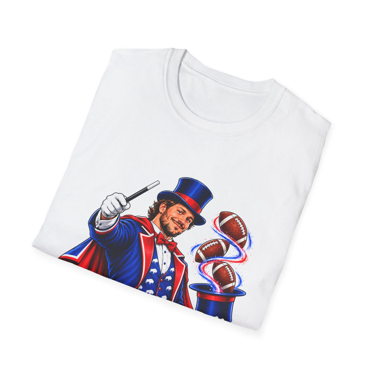 The Magician Magic Trick T-Shirt - Buffalo Footbal - TeesRus716
