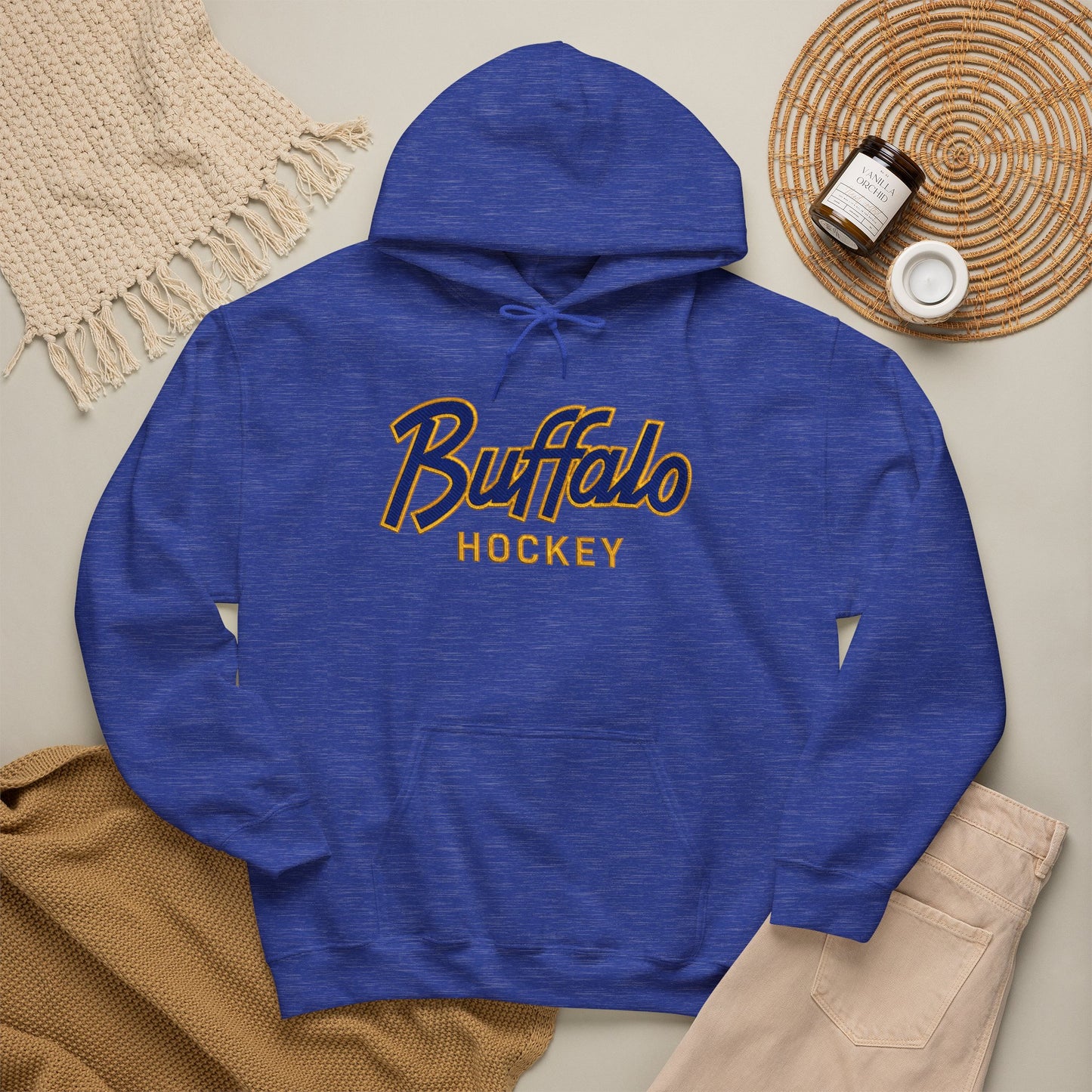 Buffalo Hockey Hoodie | Vintage Buffalo Hockey Sweatshirt | Buffalo Hockey Apparel | Buffalo NY Hoodie