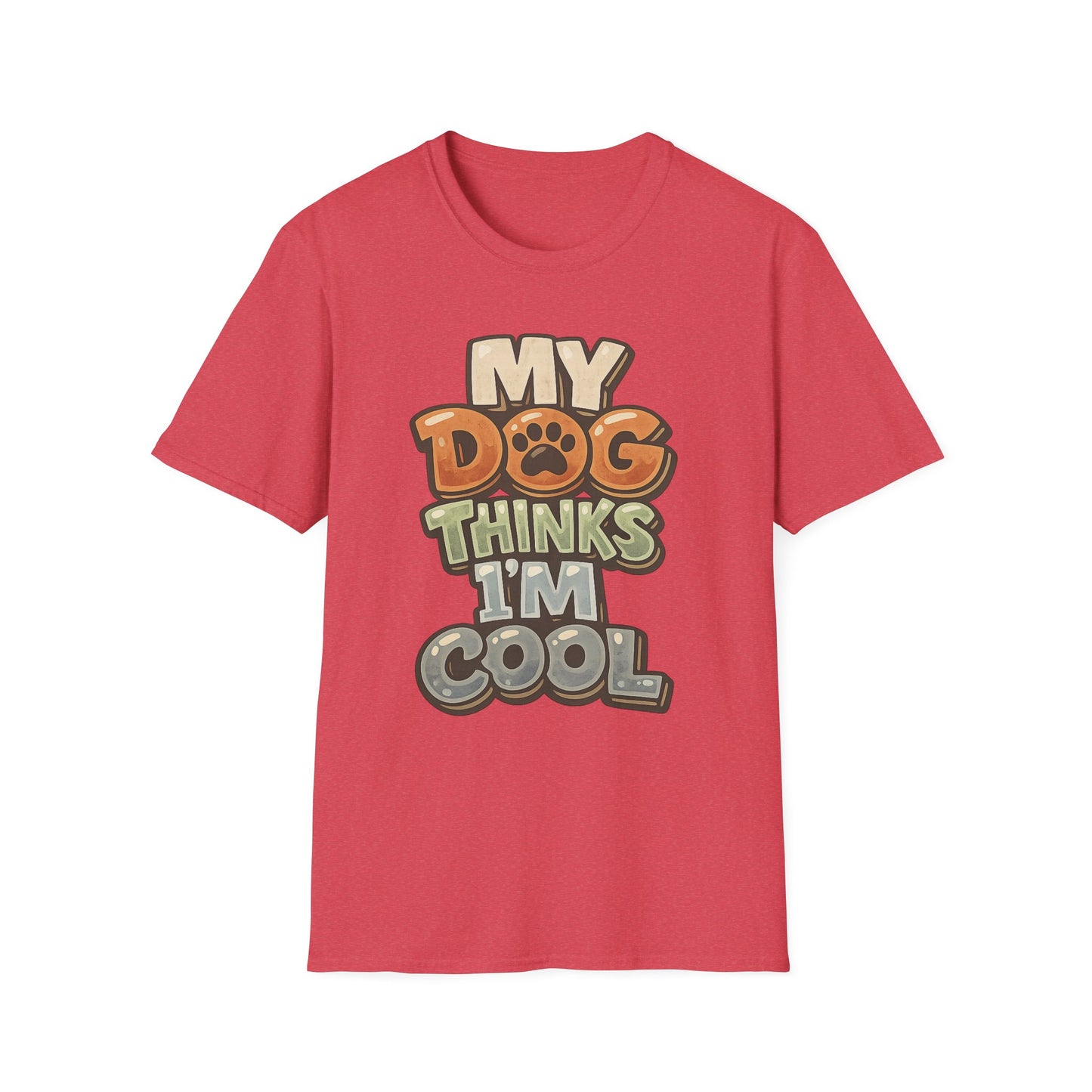 My Dog Thinks I’m Cool Shirt – Retro Dog Lover Graphic Tee | TeesRus716