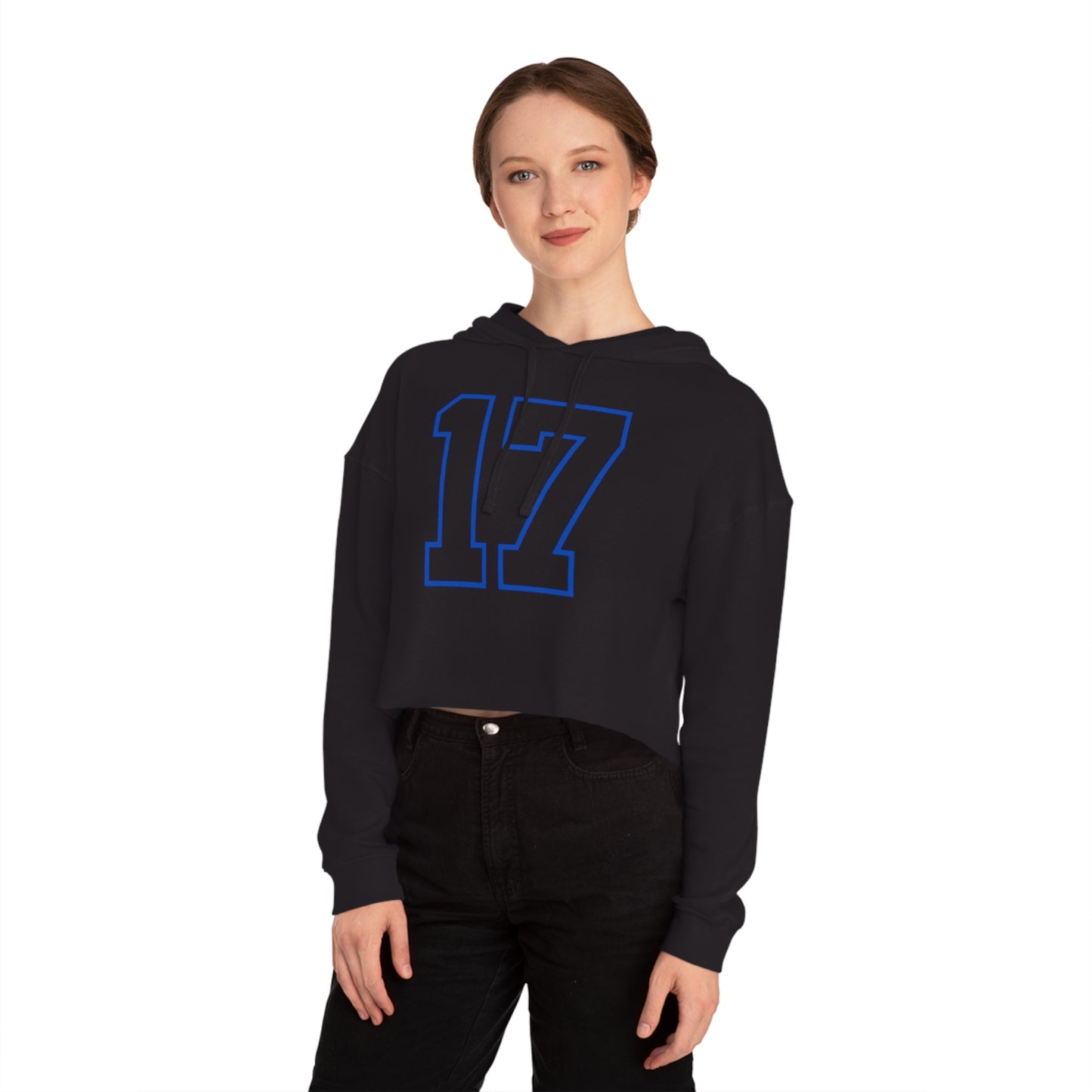 Buffalo Football 17 Cropped Hoodie