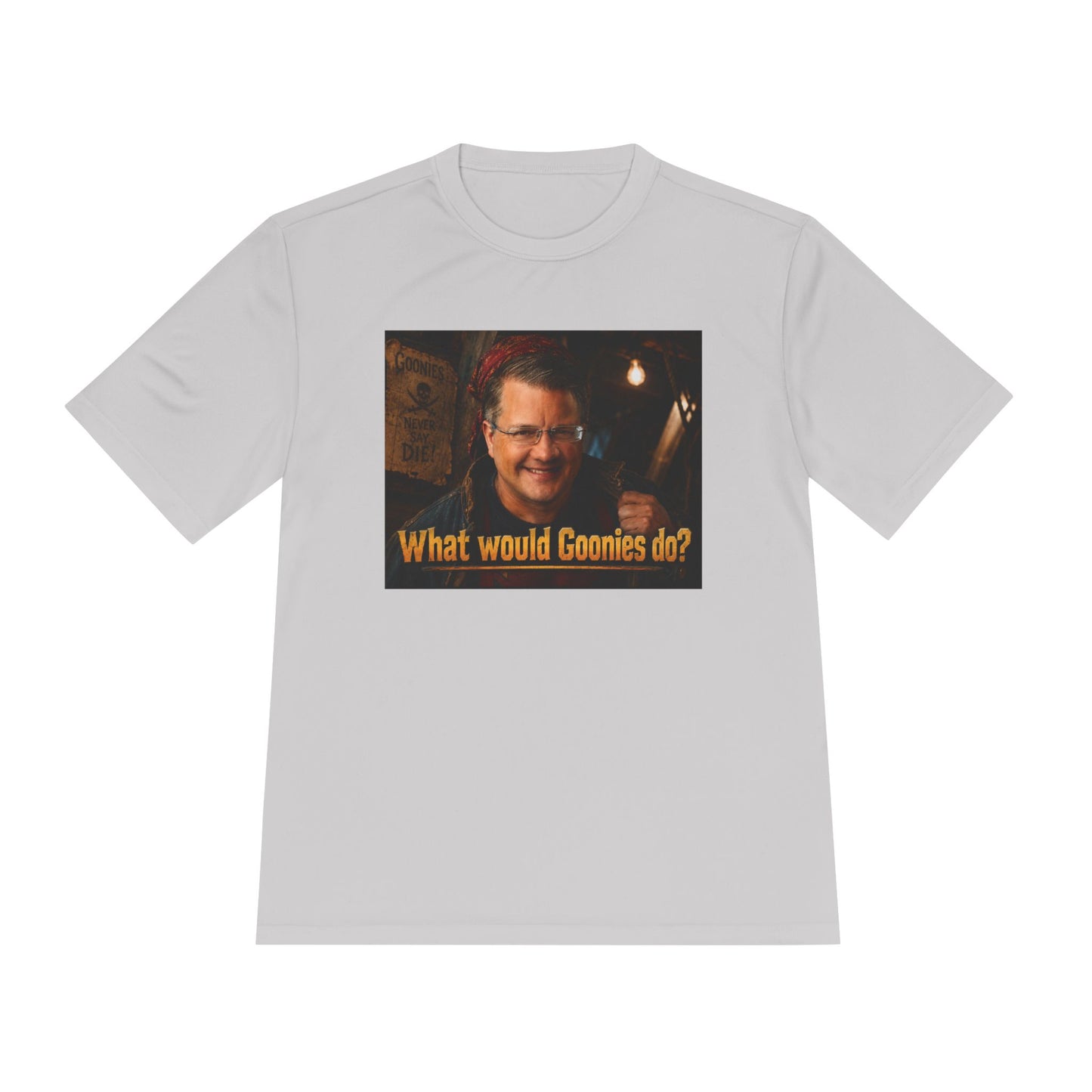 What Would Goonies Do? Tee — Retro Adventure Movie Quote Shirt