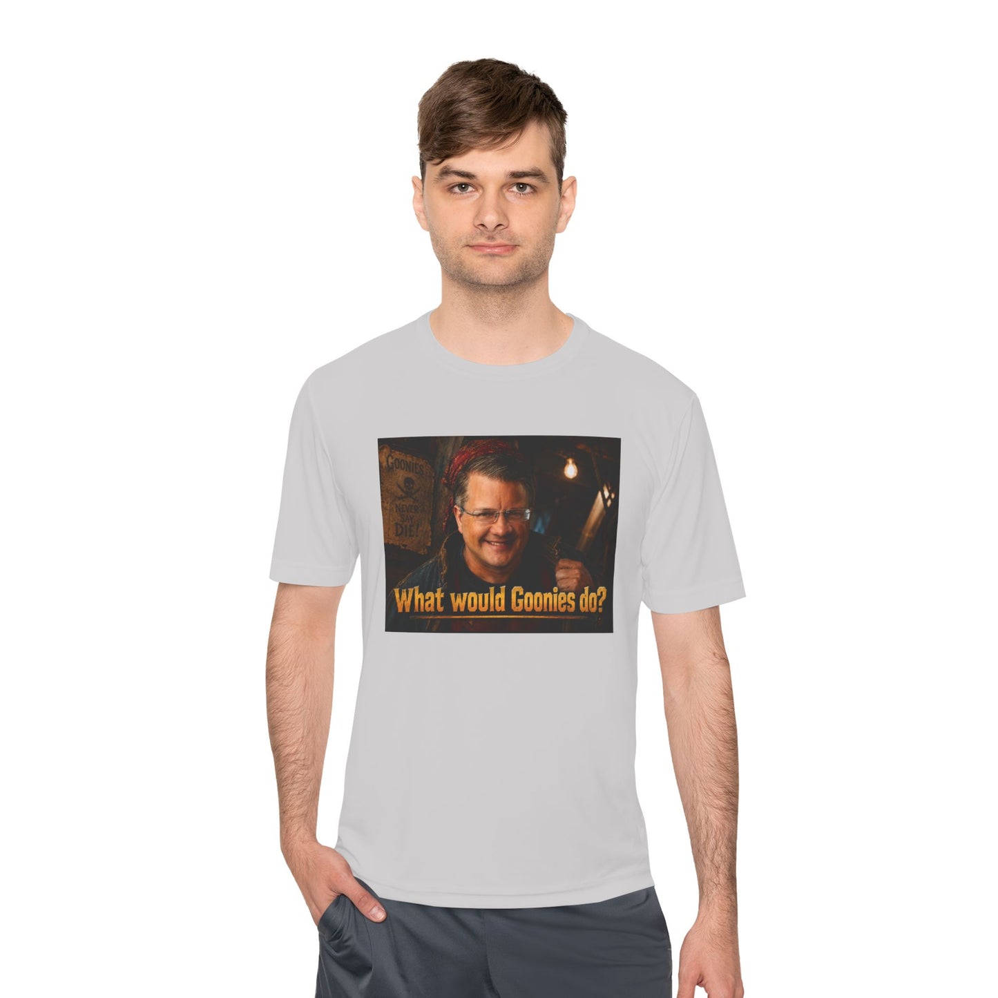 What Would Goonies Do? Tee — Retro Adventure Movie Quote Shirt