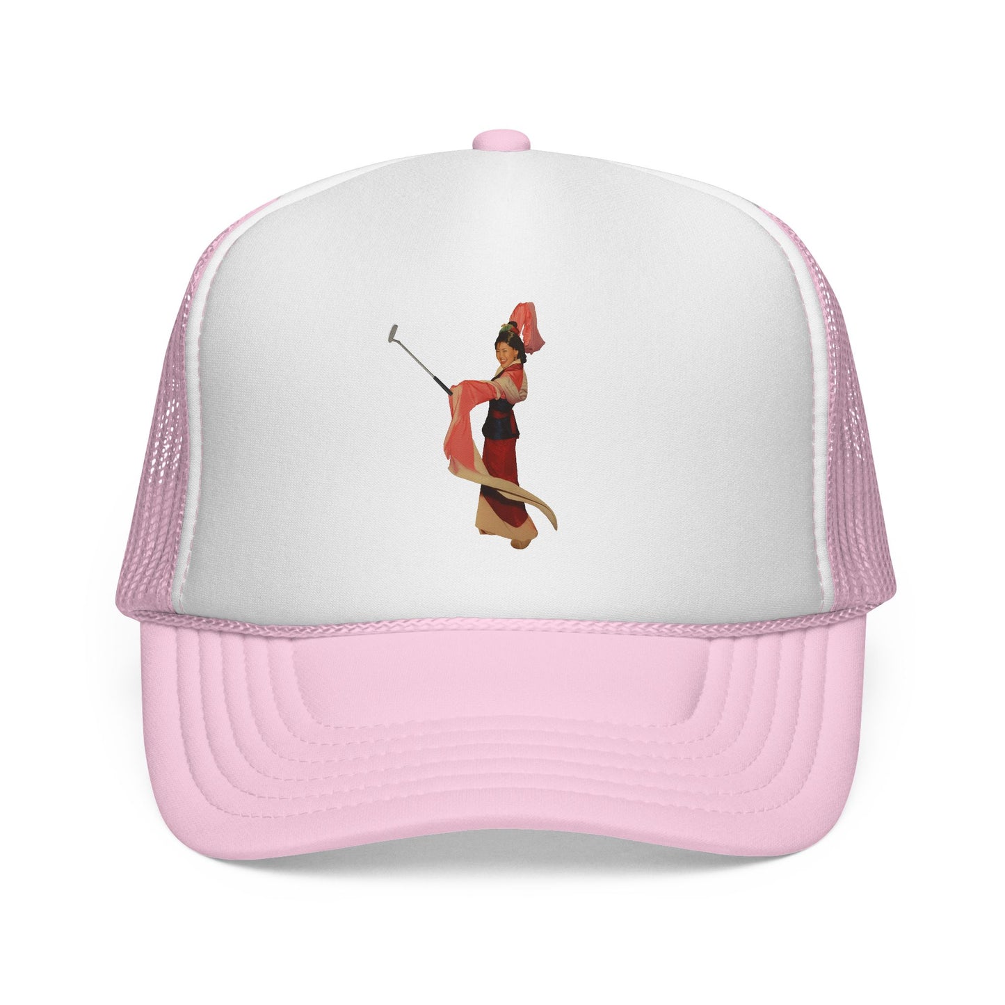 Vintage Belly Dancer Trucker Cap – Retro Dance Illustration Hat