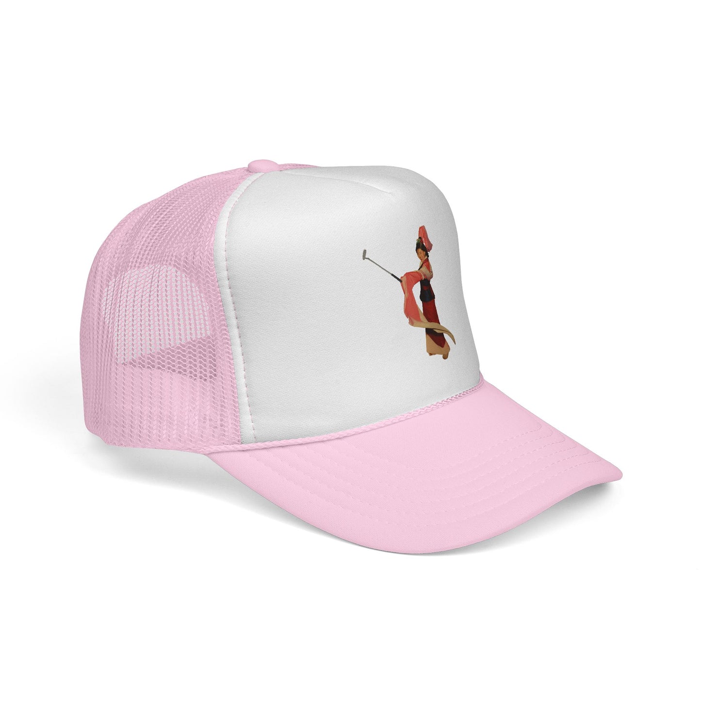 Vintage Belly Dancer Trucker Cap – Retro Dance Illustration Hat