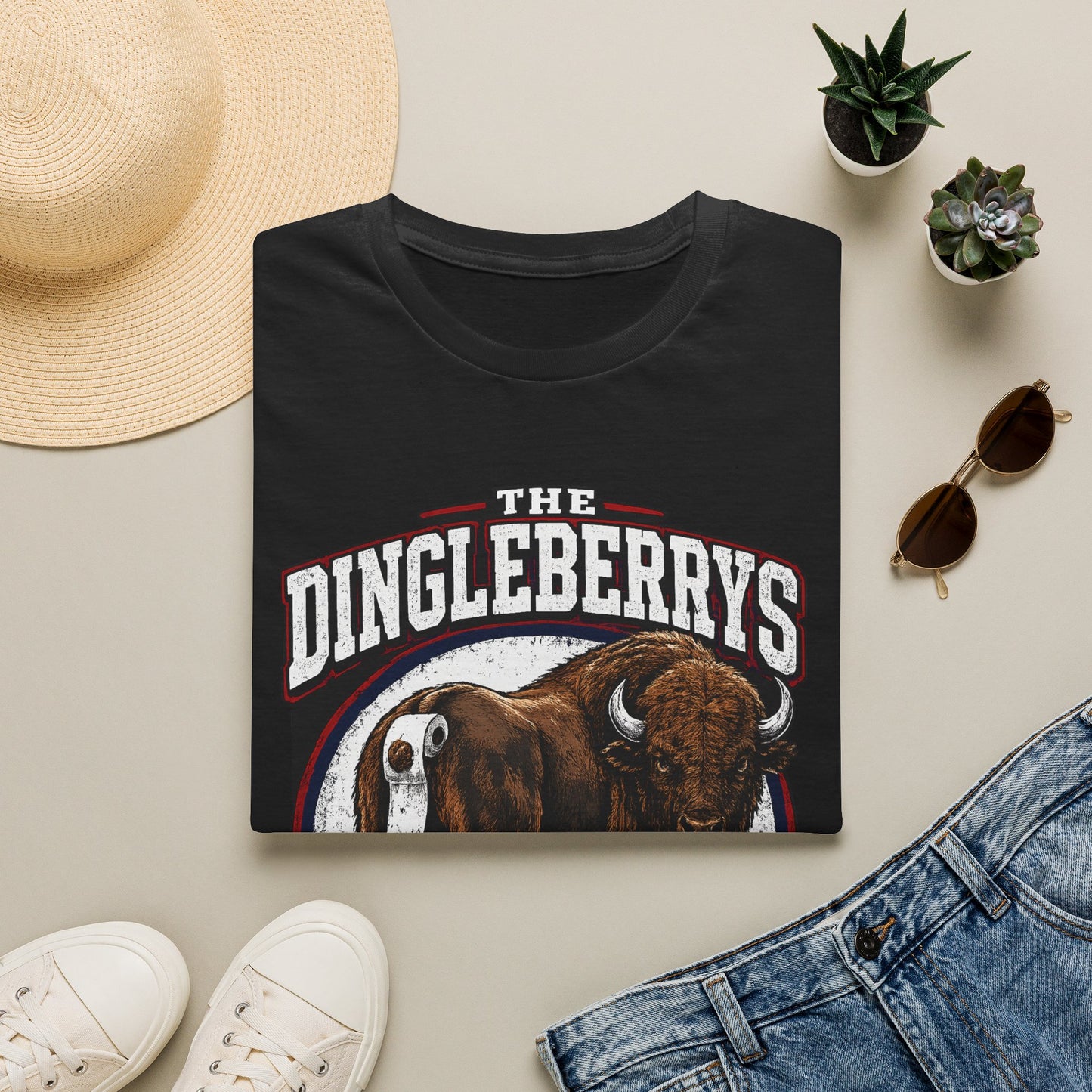 The Dingleberrys Buffalo Tee — Vintage Football League Graphic T-Shirt