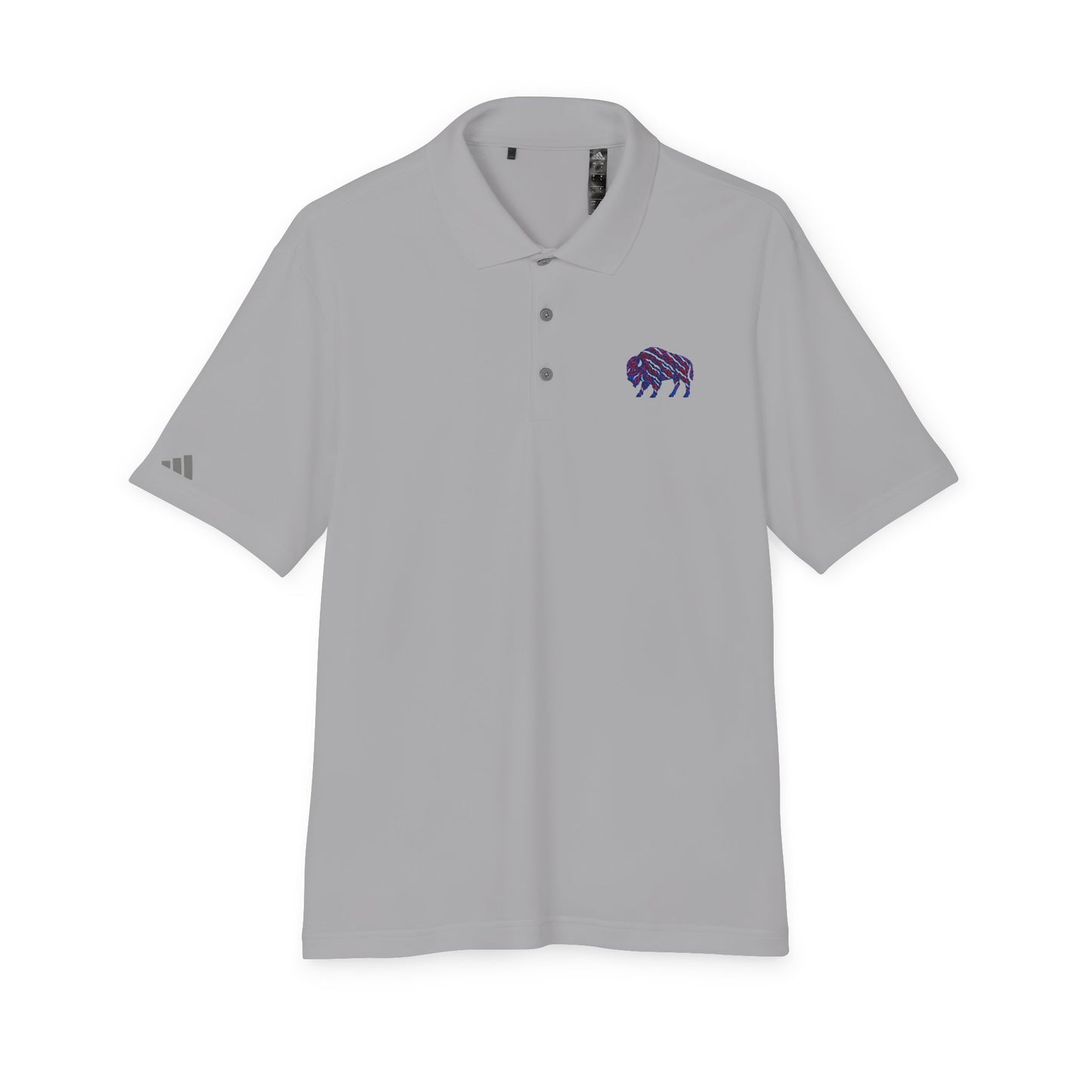 Golf Polo Shirt - Standing Buffalo Addidas Design