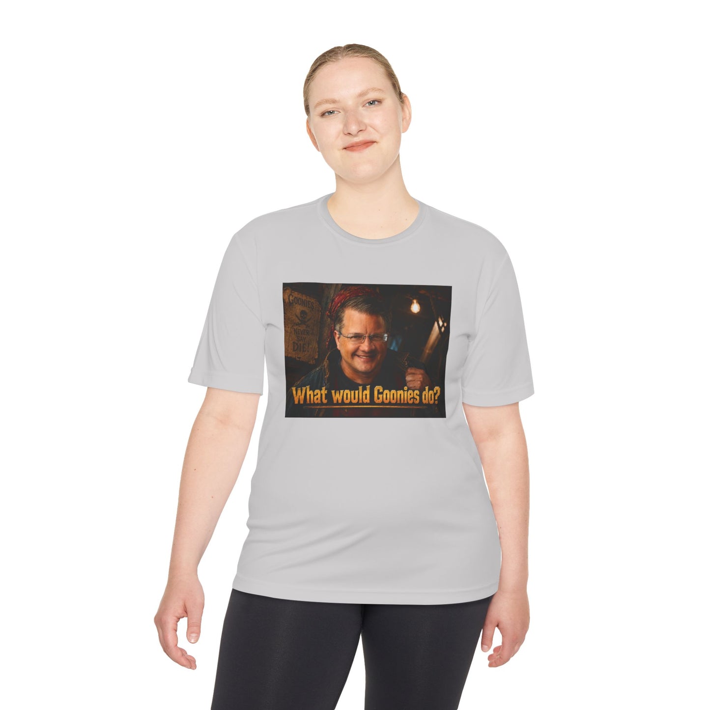 What Would Goonies Do? Tee — Retro Adventure Movie Quote Shirt