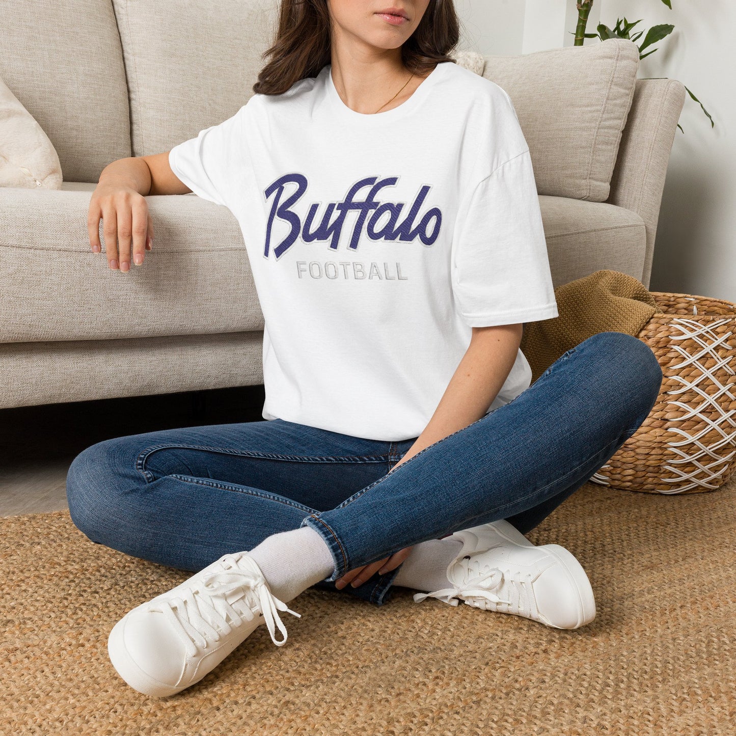 Buffalo Football Nickel City T-Shirt | Vintage Buffalo Football Graphic Tee