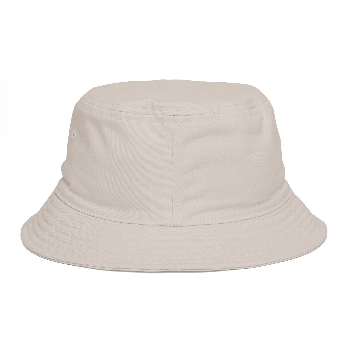 Brown Bucket Hat with Vintage Circus Performer Embroidery