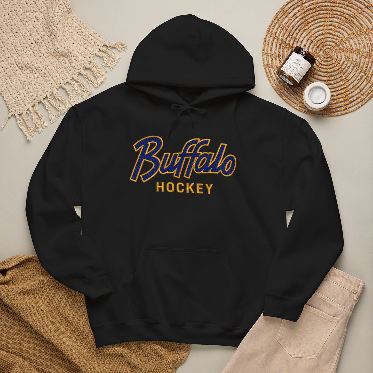 Buffalo Hockey Hoodie | Vintage Buffalo Hockey Sweatshirt | Buffalo Hockey Apparel | Buffalo NY Hoodie