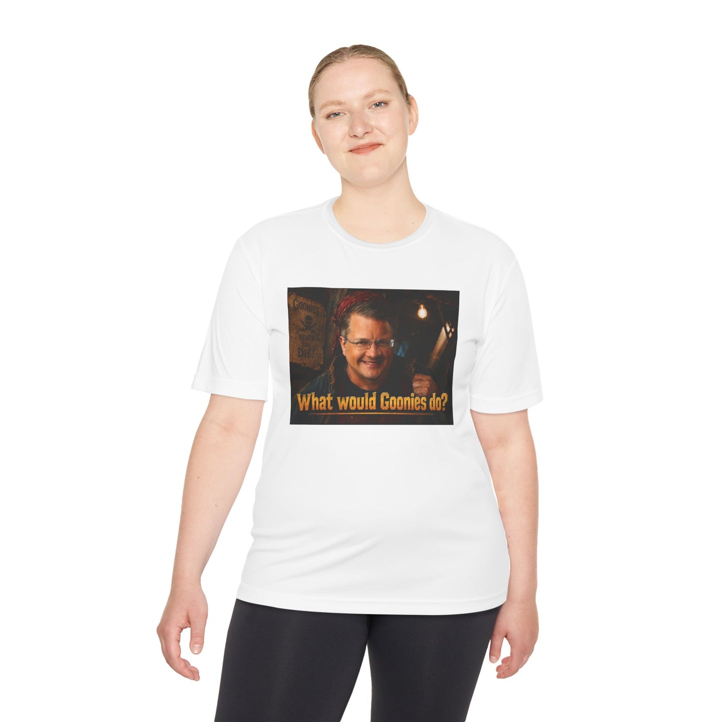 What Would Goonies Do? Tee — Retro Adventure Movie Quote Shirt