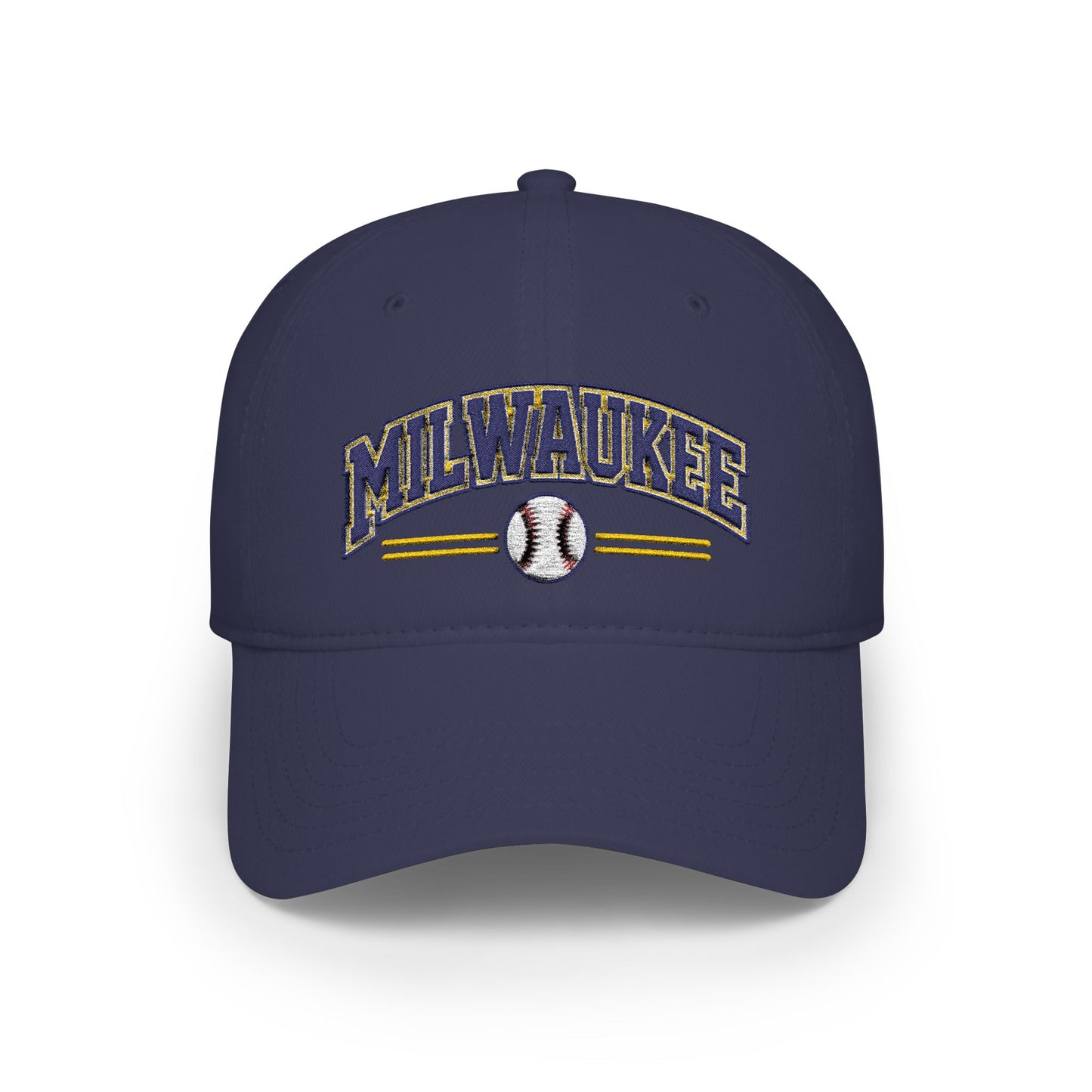 Milwaukee Retro Baseball Hat – Low Profile Brew City Dad Cap | Teesrus716