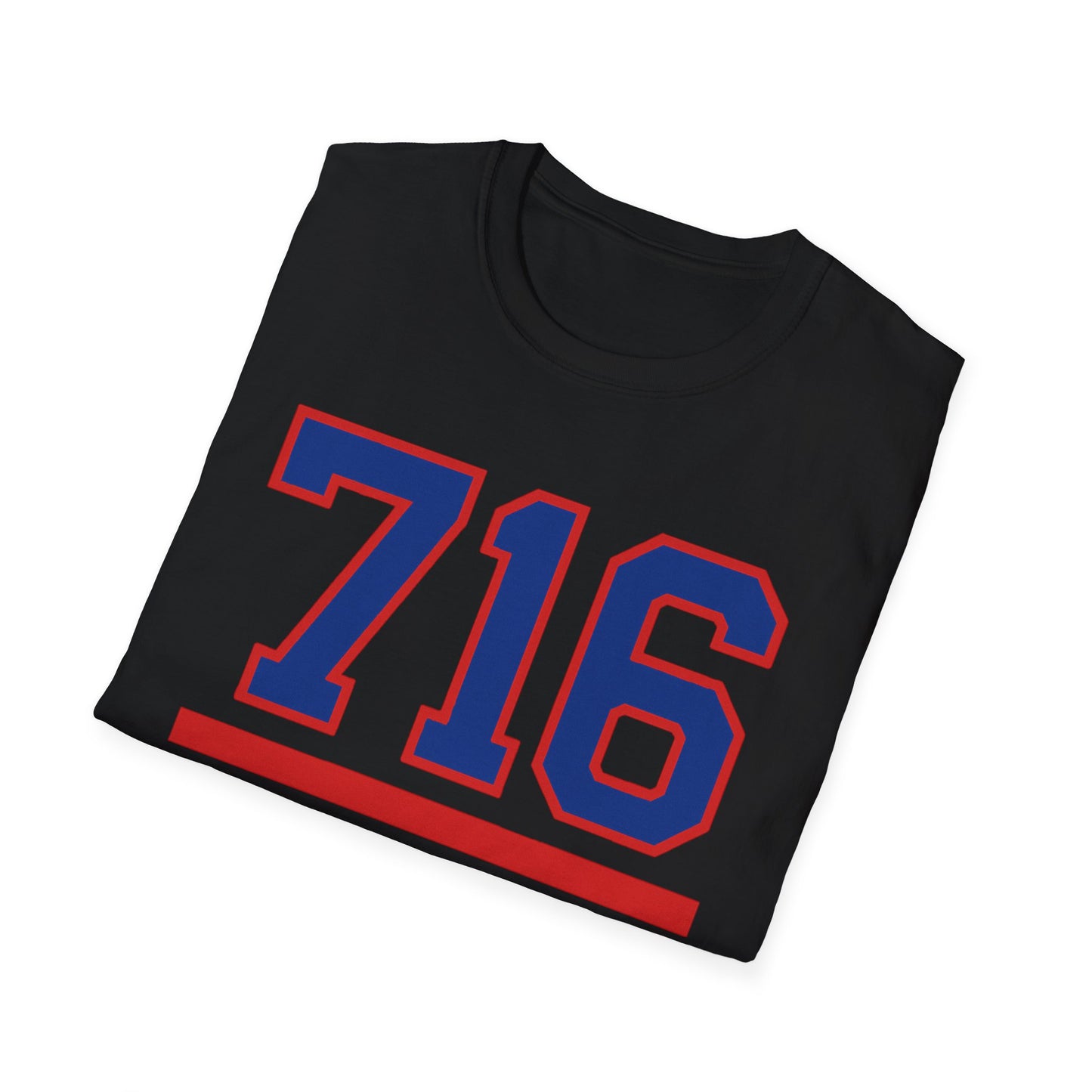 716 Buffalo T-Shirt – Retro Area Code Athletic Graphic Tee | Teesrus716