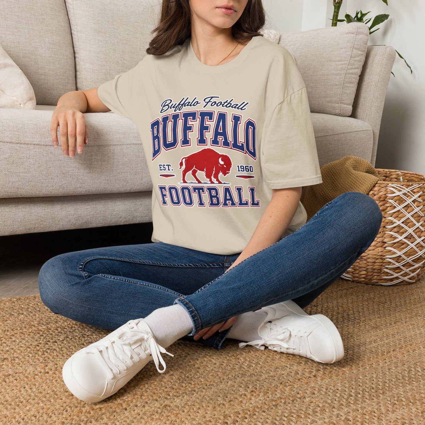 Buffalo Football Shirt | Vintage Buffalo Football T-Shirt | Buffalo Bison Fan Apparel