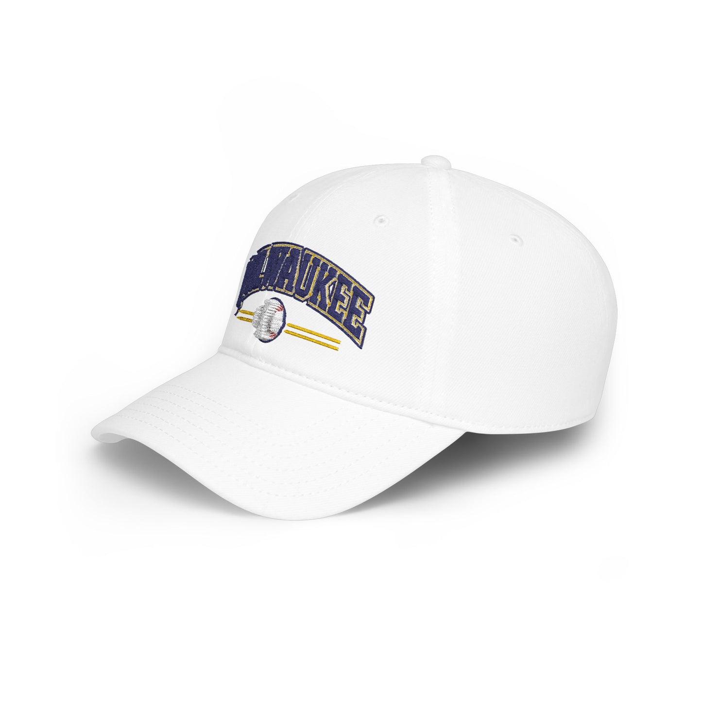 Milwaukee Retro Baseball Hat – Low Profile Brew City Dad Cap | Teesrus716