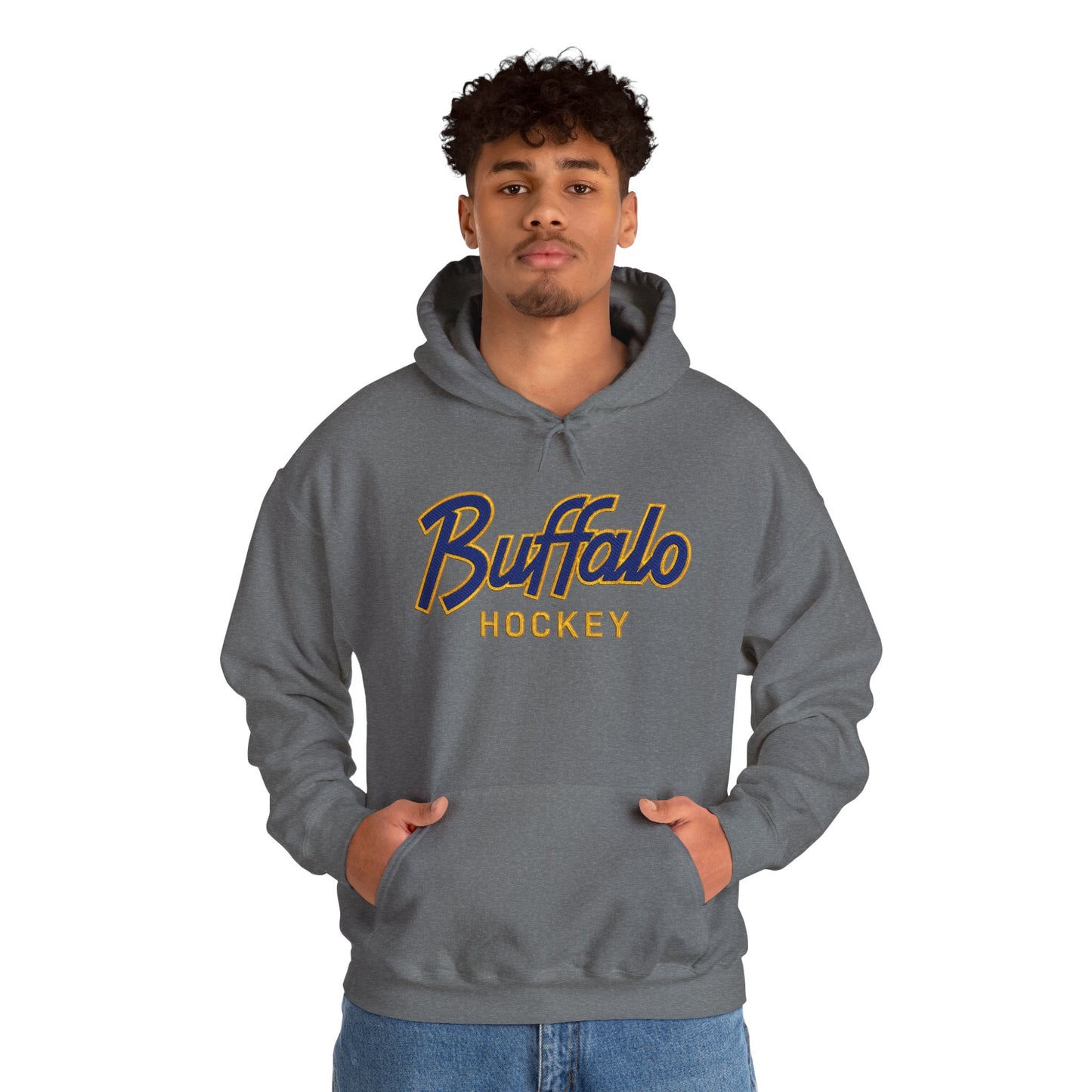 Buffalo Hockey Hoodie | Vintage Buffalo Hockey Sweatshirt | Buffalo Hockey Apparel | Buffalo NY Hoodie