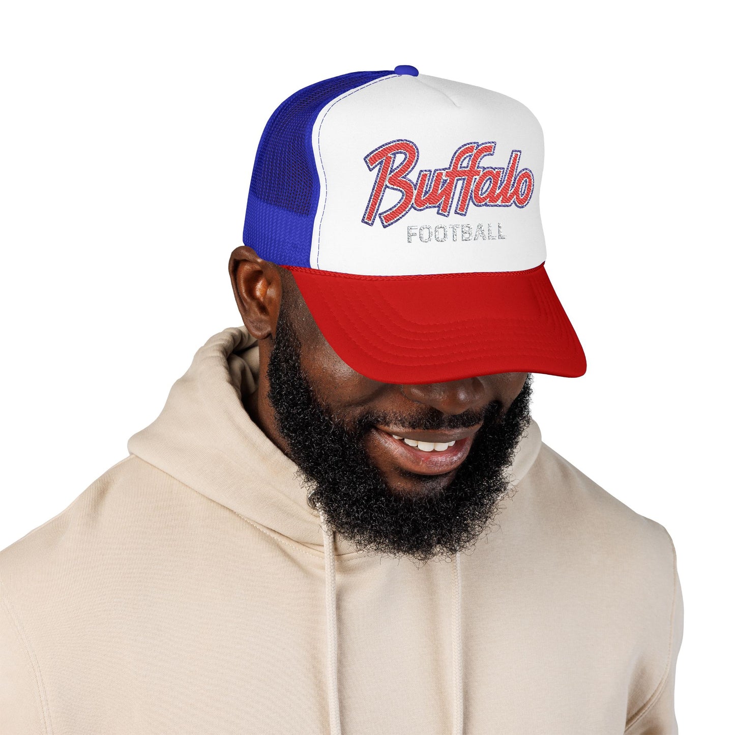 Buffalo Football Hat – Retro Buffalo NY Trucker Cap | TeesRus716