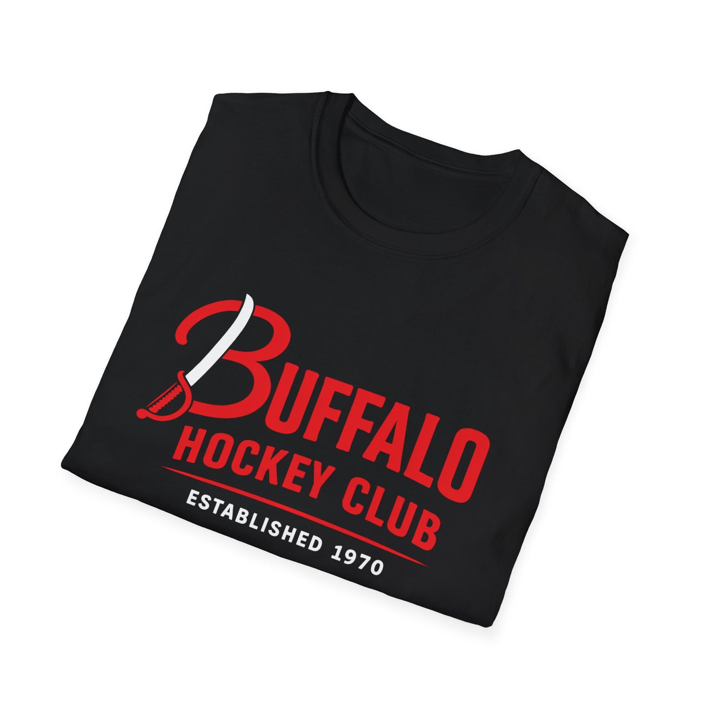 Buffalo Hockey Club T-Shirt - Black and Red