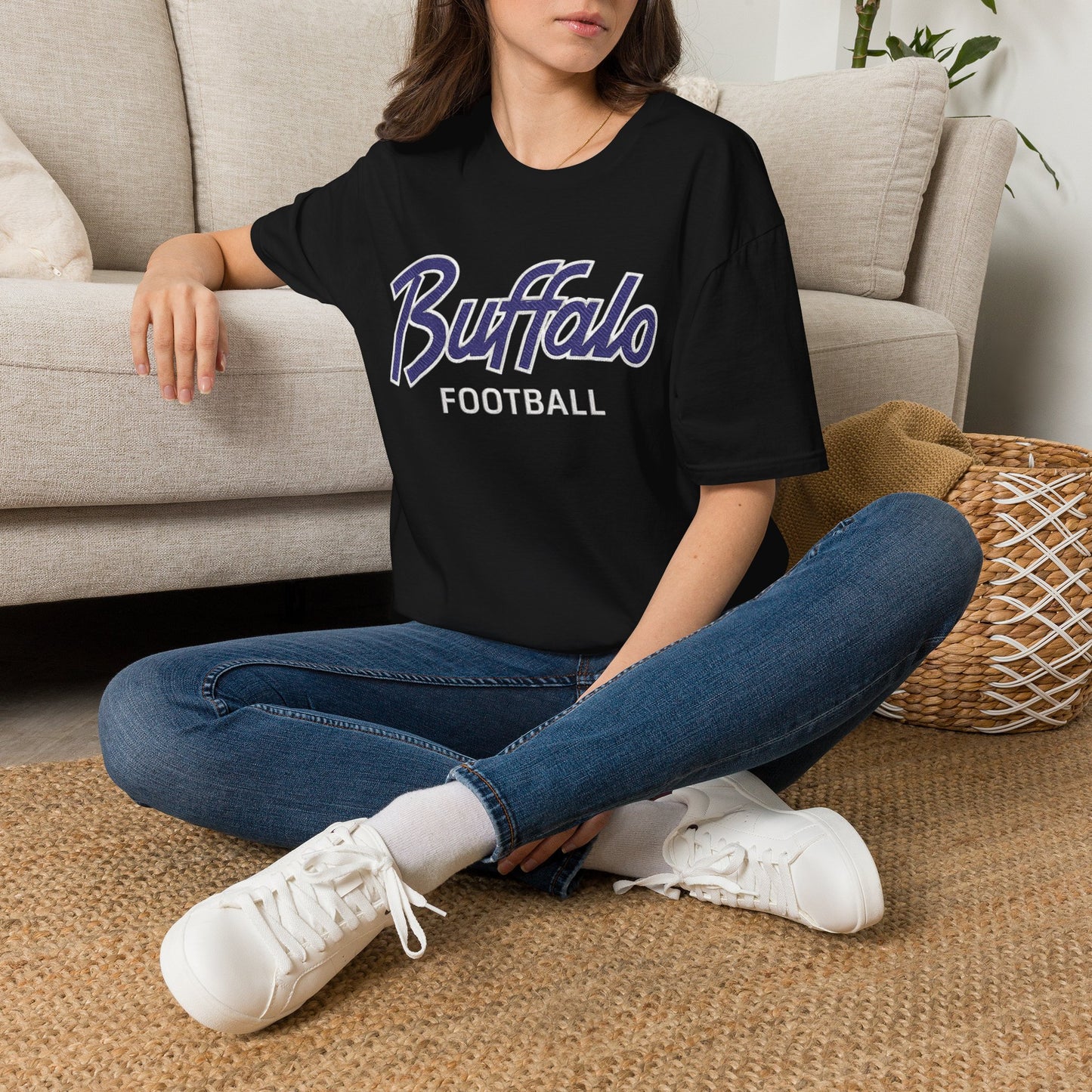 Buffalo Football Nickel City T-Shirt | Vintage Buffalo Football Graphic Tee