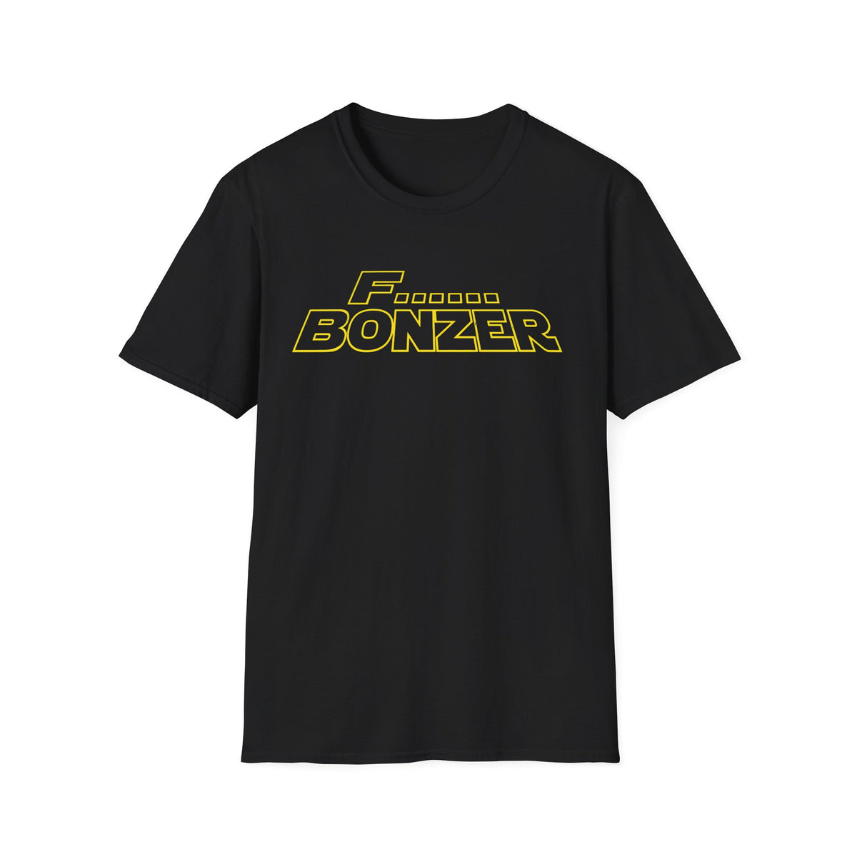 Bonzer Graphic T-Shirt — Retro Yellow Logo Tee