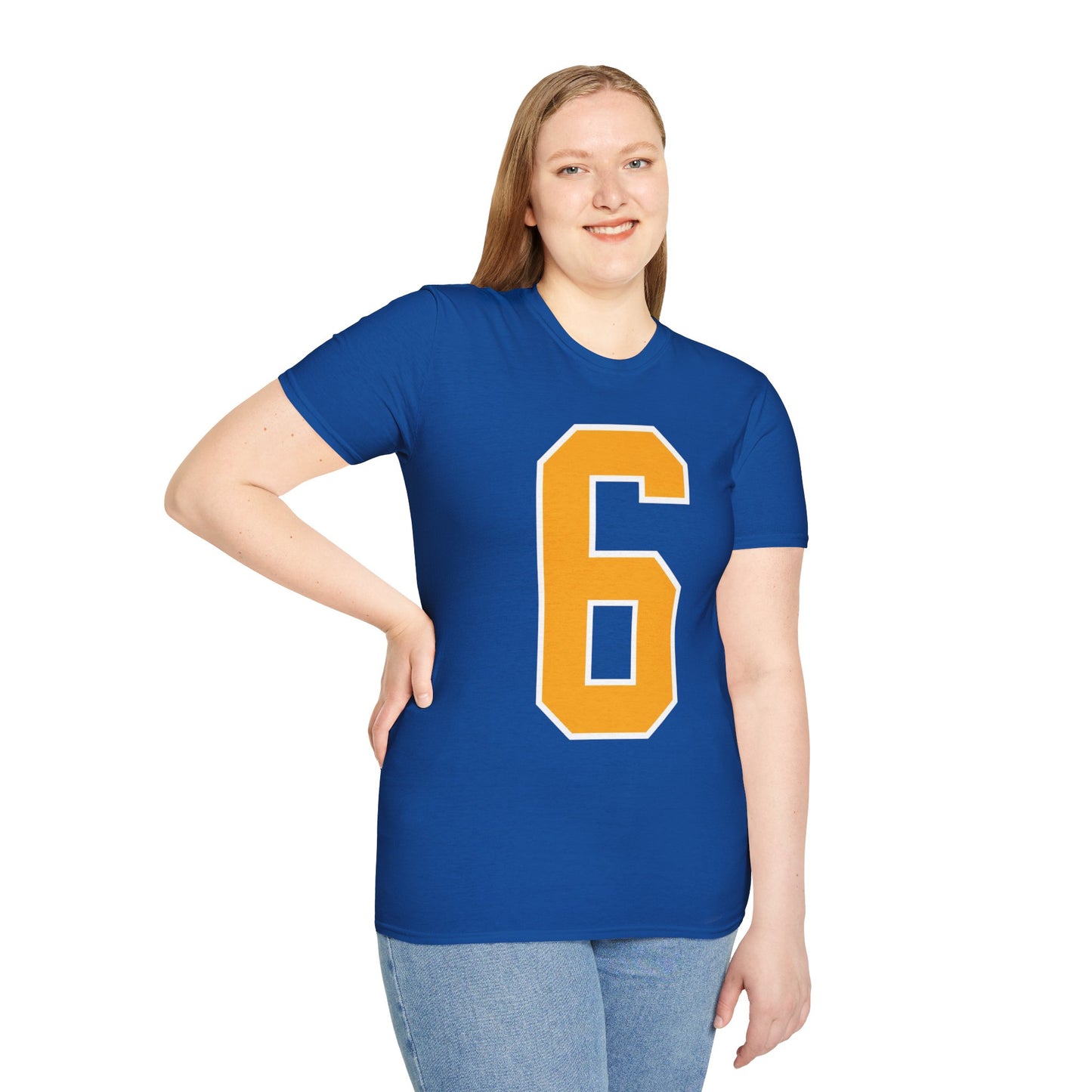 Buffalo Hockey Benny #6 T-Shirt | Retro Blue & Gold Hockey Tee | TeesRus716.com