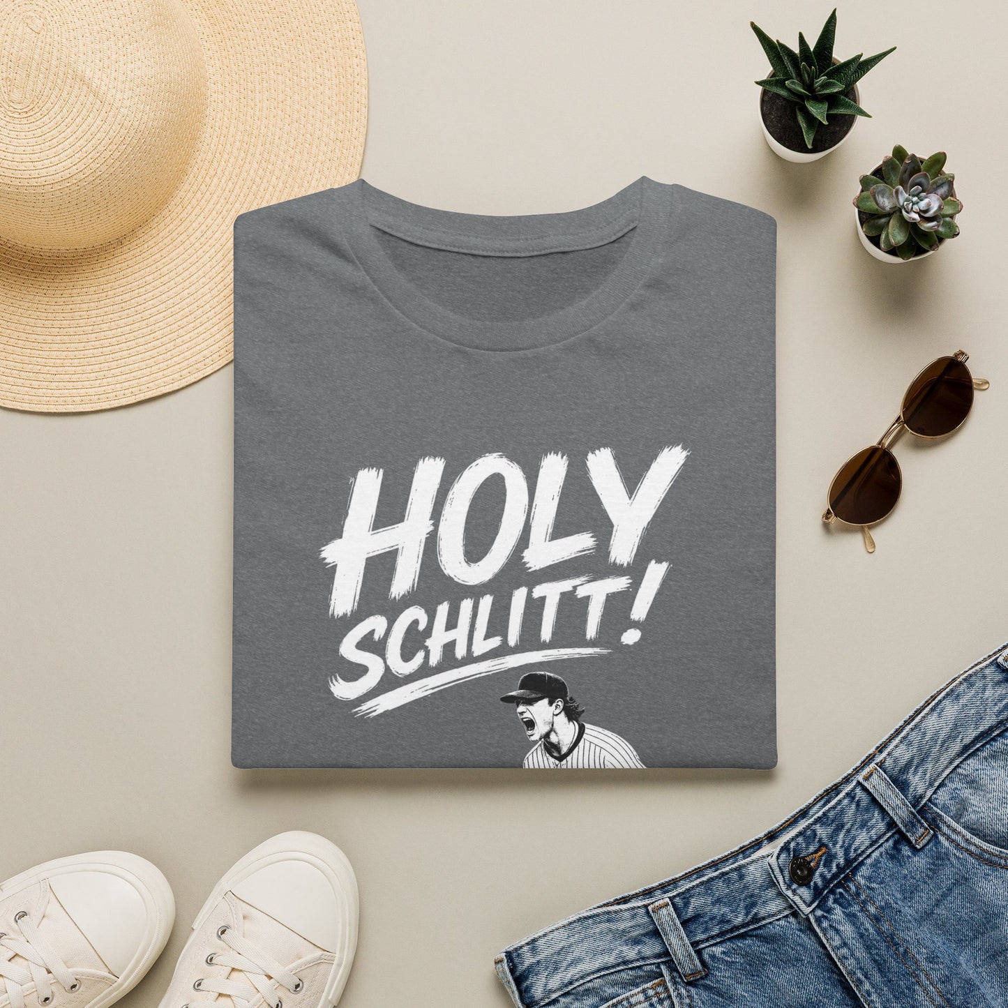 Holy Schlitt! New York Baseball T-Shirt – Retro NYC Pitcher Graphic Tee | Teesrus716